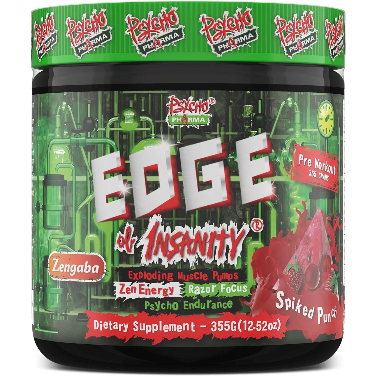Psycho Pharma Edge of Insanity-25 servings-Spiked Punch-N101 Nutrition