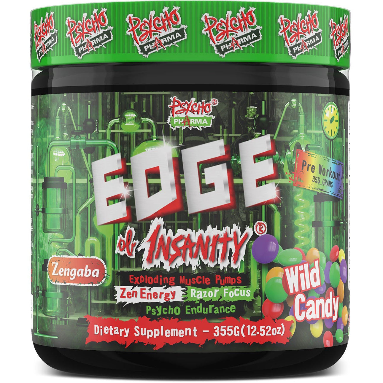 Psycho Pharma Edge of Insanity-25 servings-Wild Candy-N101 Nutrition