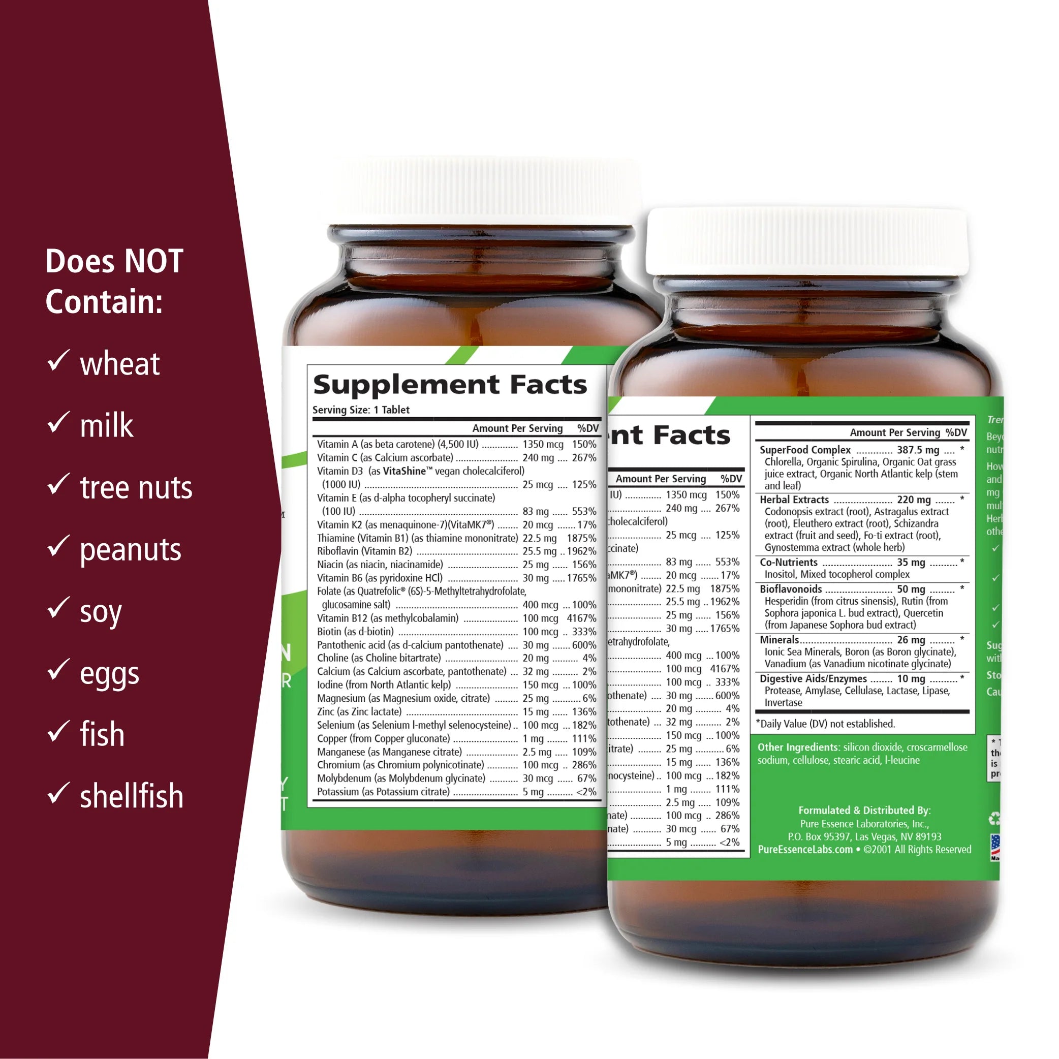 Pure Essence One 'n' Only-N101 Nutrition