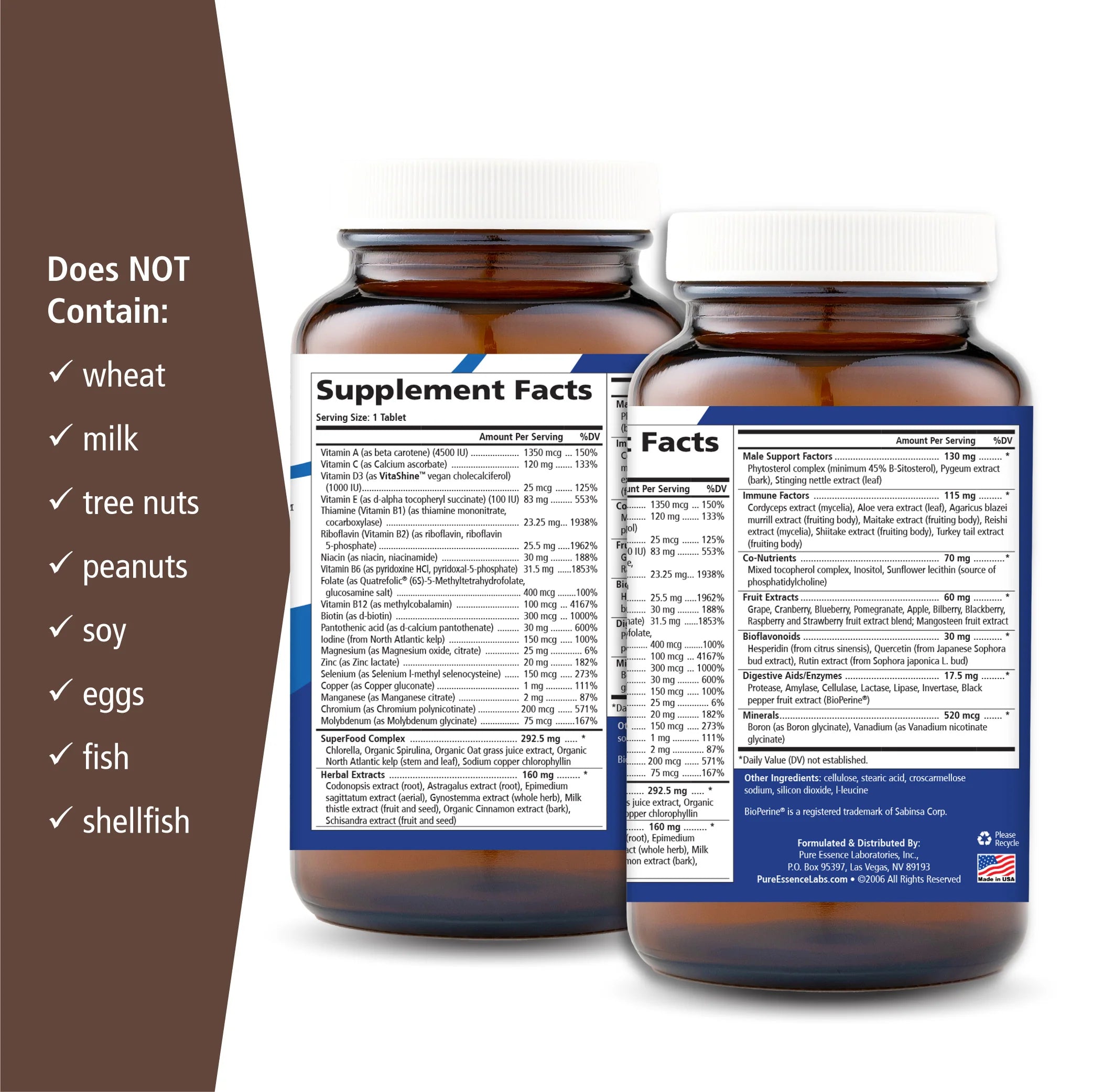 Pure Essence One 'n' Only Men-N101 Nutrition