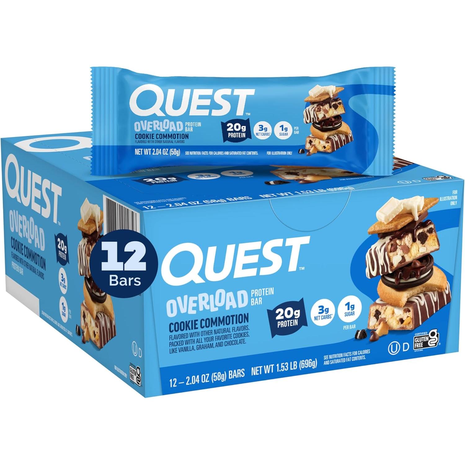 Quest OVERLOAD Bars-N101 Nutrition