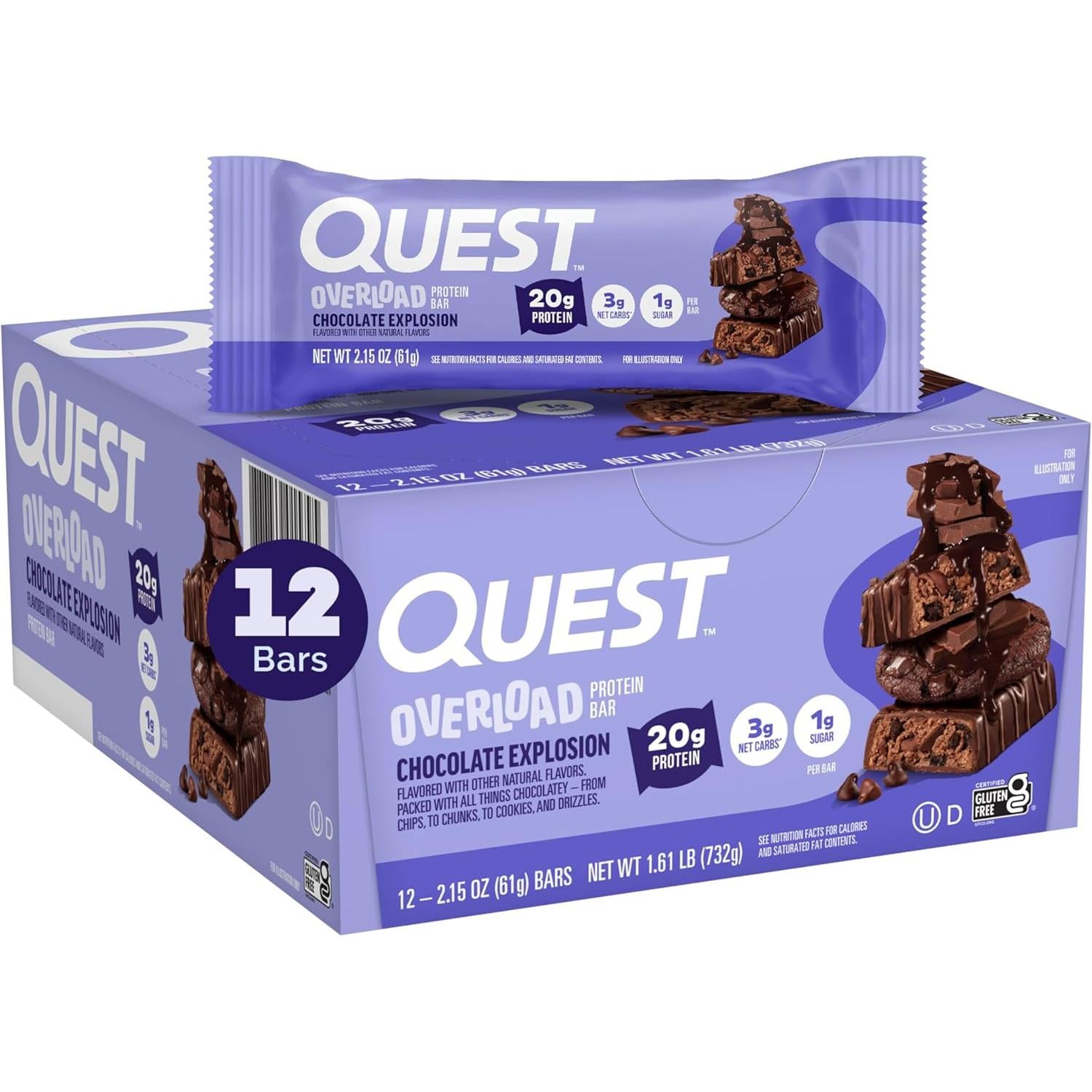 Quest OVERLOAD Bars-N101 Nutrition