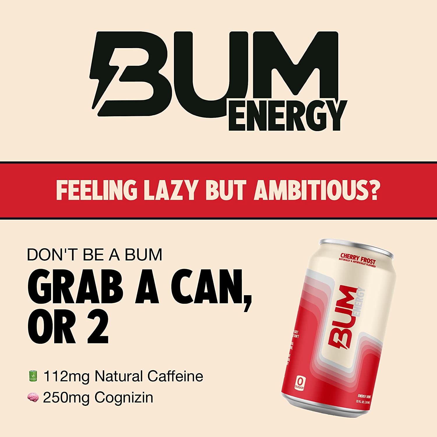 RAW Nutrition BUM Energy Drink-N101 Nutrition