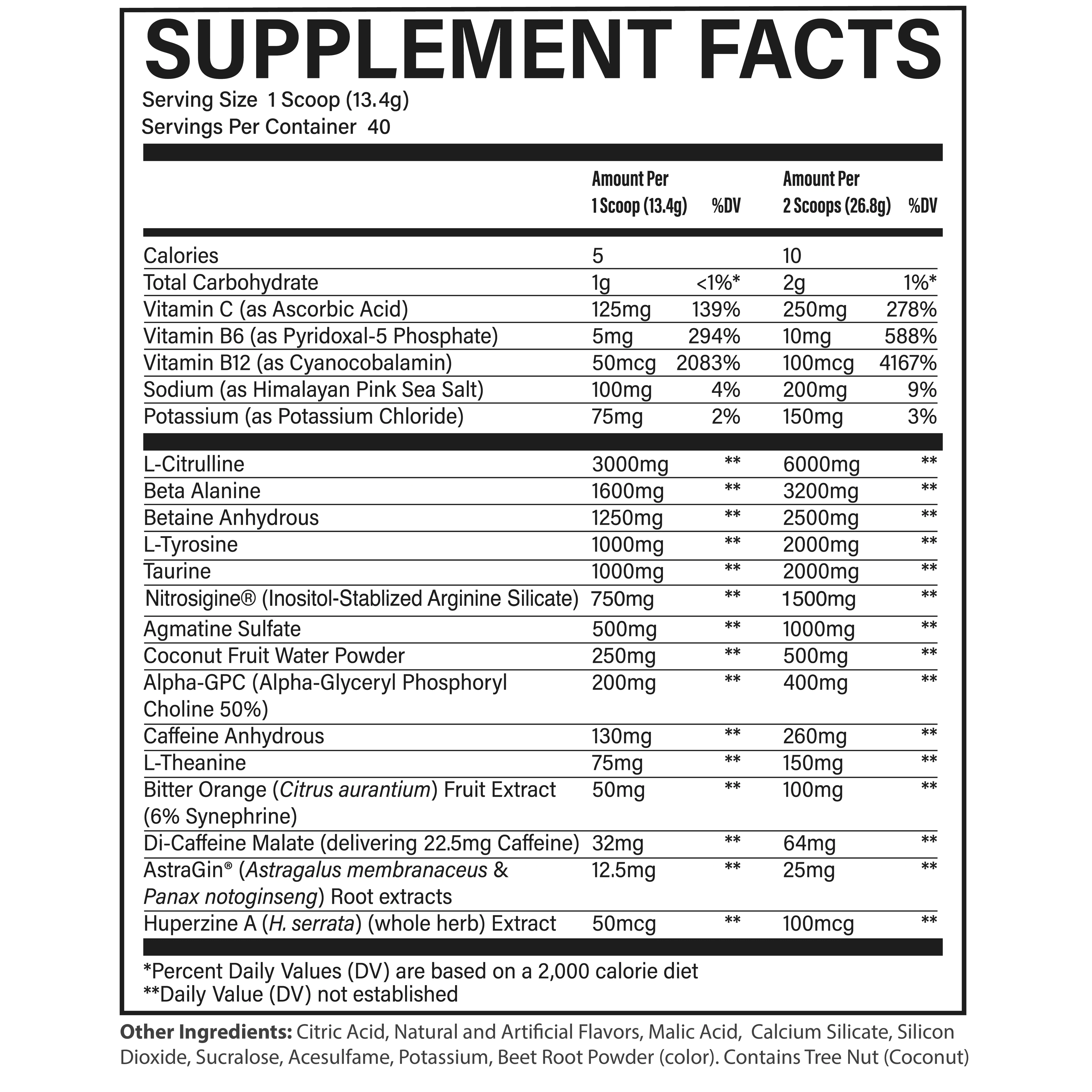 RAW Nutrition CBUM Christopher's Secret Stuff-N101 Nutrition