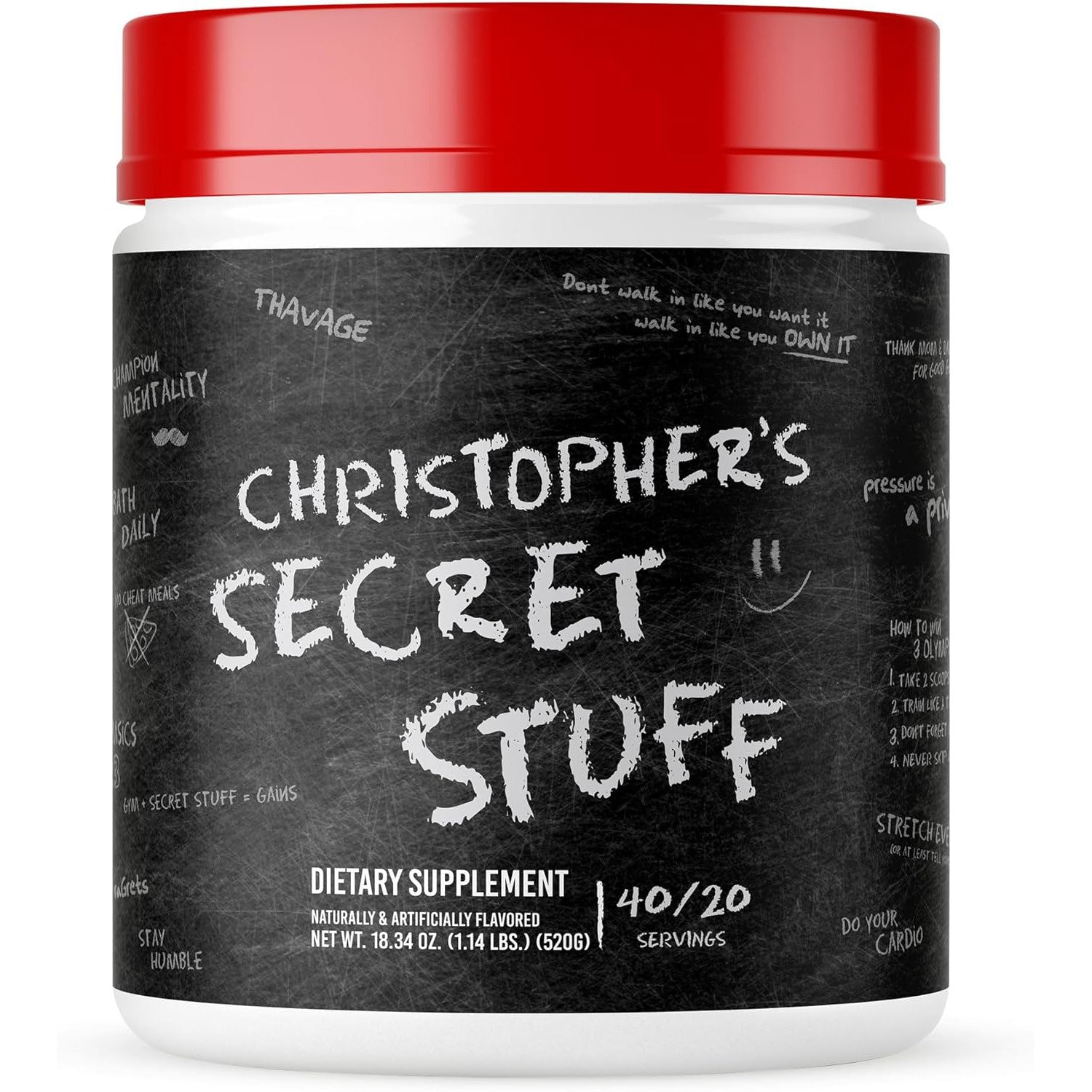 RAW Nutrition CBUM Christopher's Secret Stuff-40 servings-N101 Nutrition