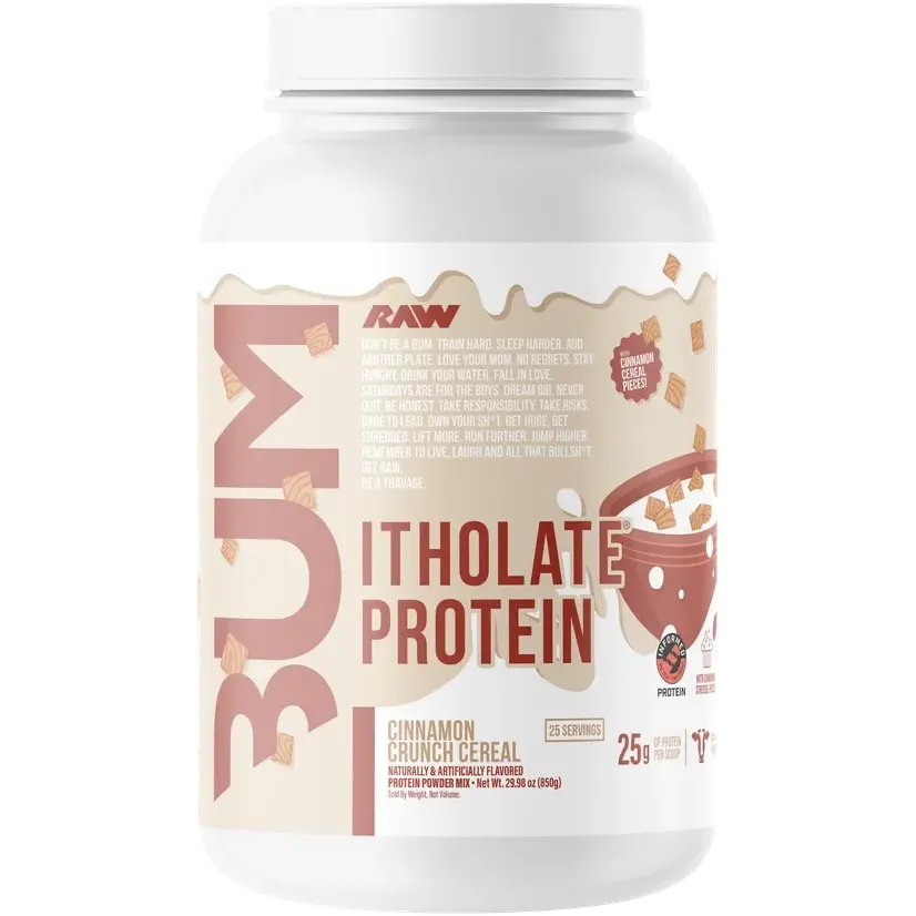 RAW Nutrition CBUM Itholate Protein-25 servings-Cinnamon Crunch Cereal-N101 Nutrition