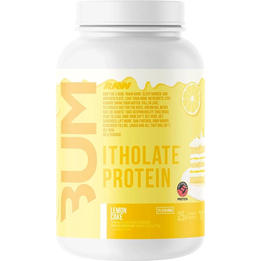 RAW Nutrition CBUM Itholate Protein-25 servings-Lemon Cake-N101 Nutrition
