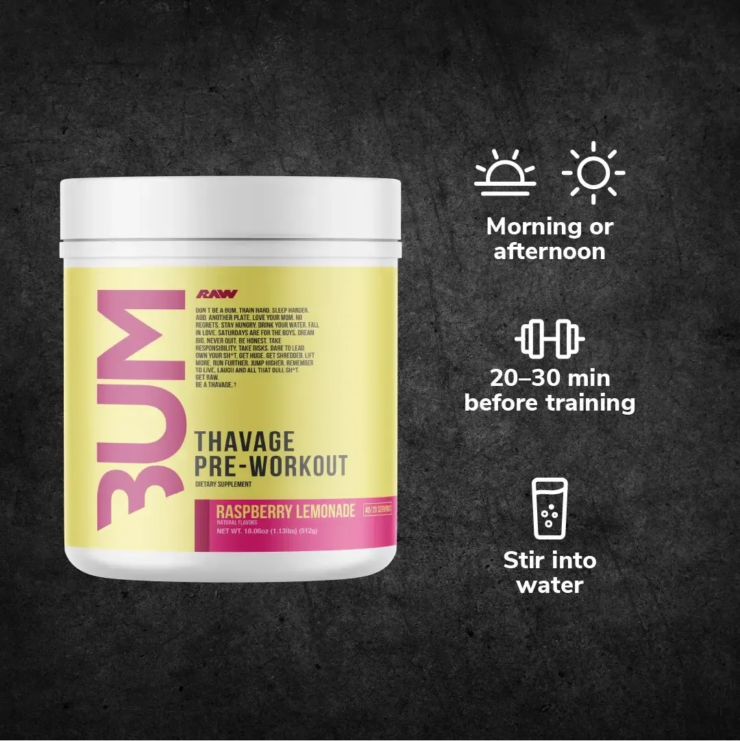 RAW Nutrition CBUM Thavage Pre-Workout-N101 Nutrition