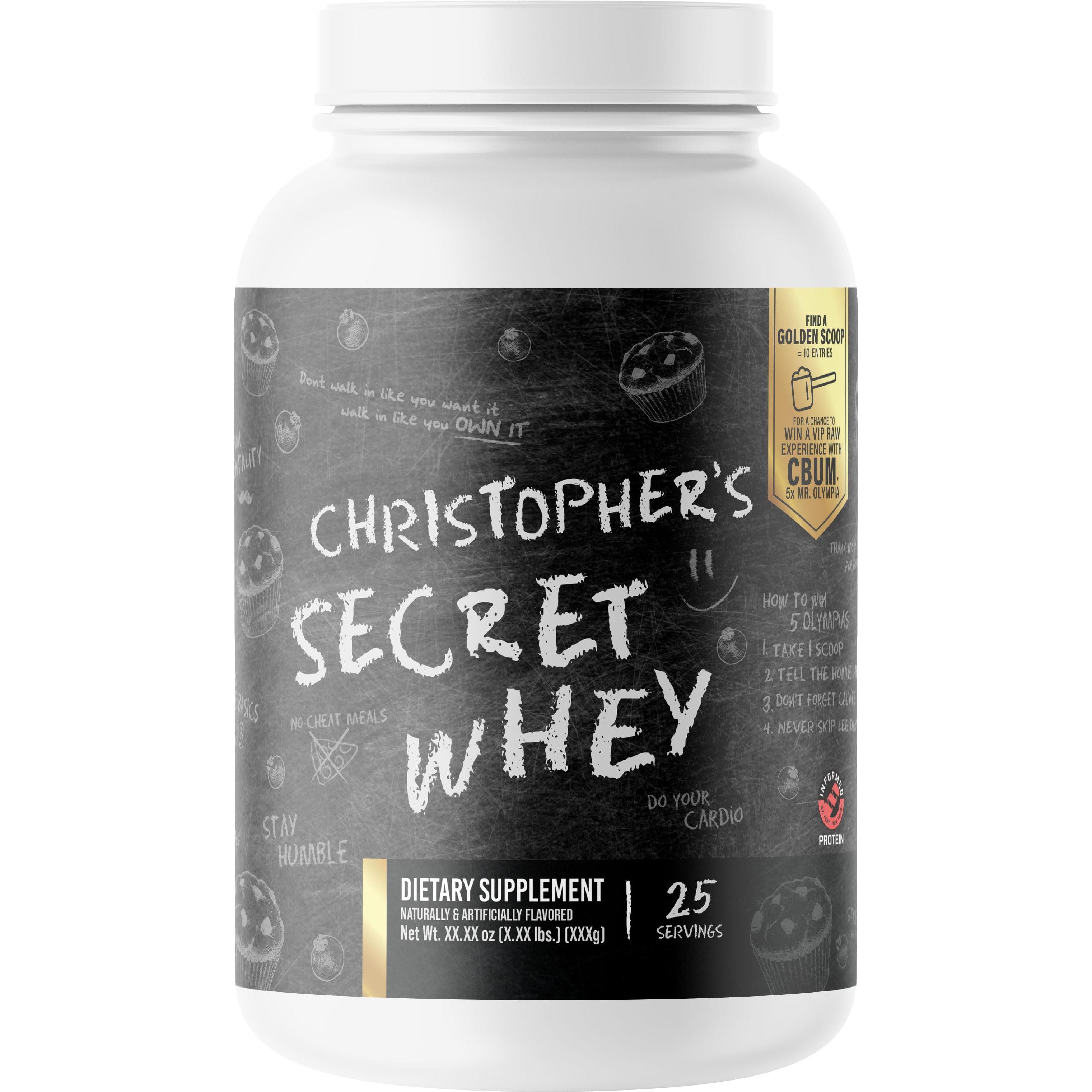 RAW Nutrition Christopher's Secret Whey-25 servings-N101 Nutrition