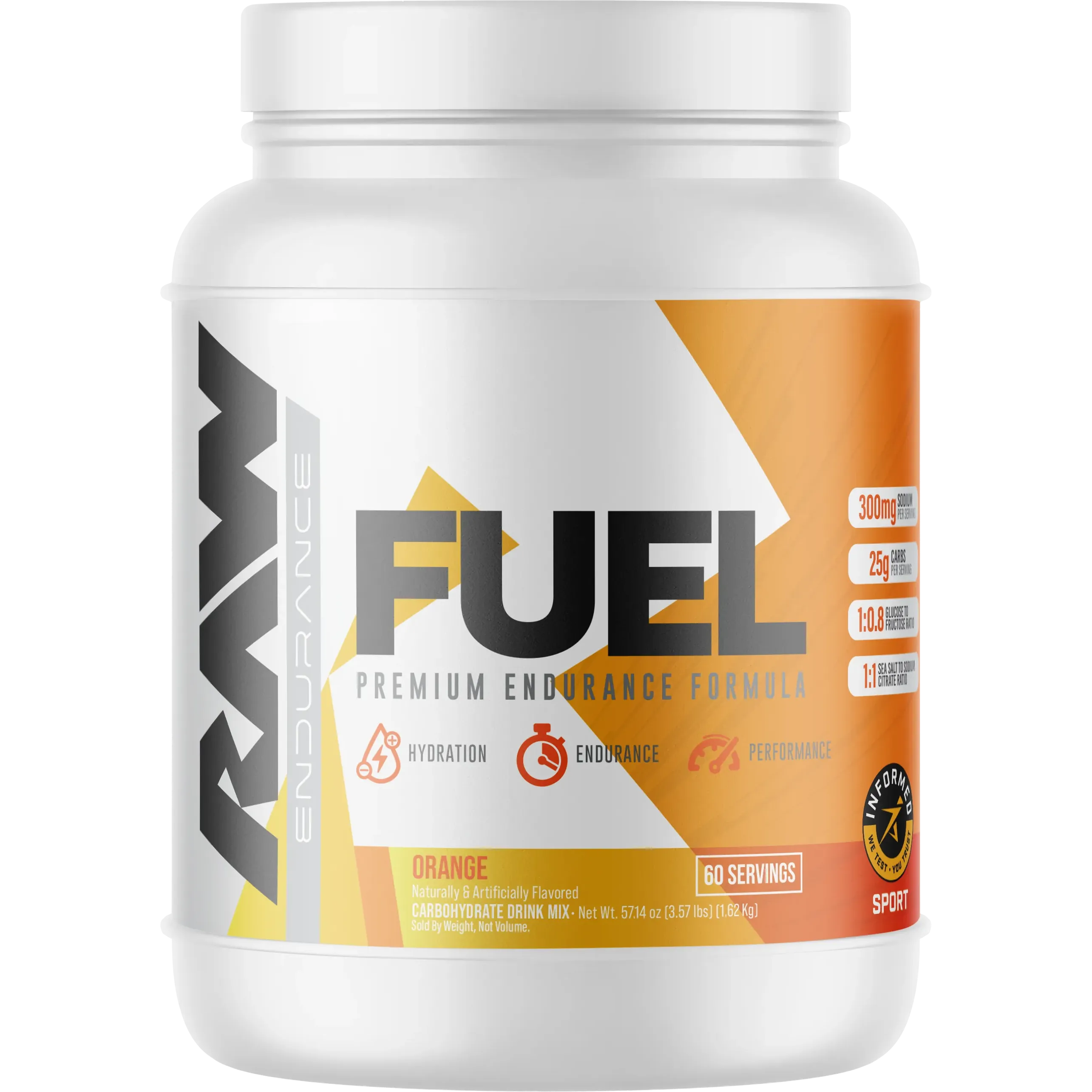 RAW Nutrition Fuel-60 servings-Orange-N101 Nutrition