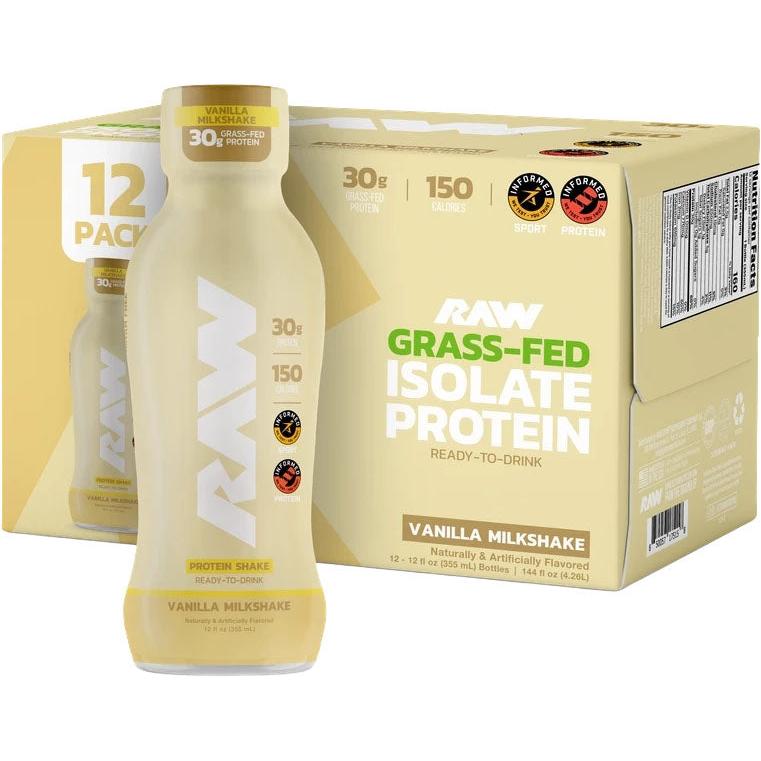 RAW Nutrition Grass-Fed Isolate Protein RTD-N101 Nutrition