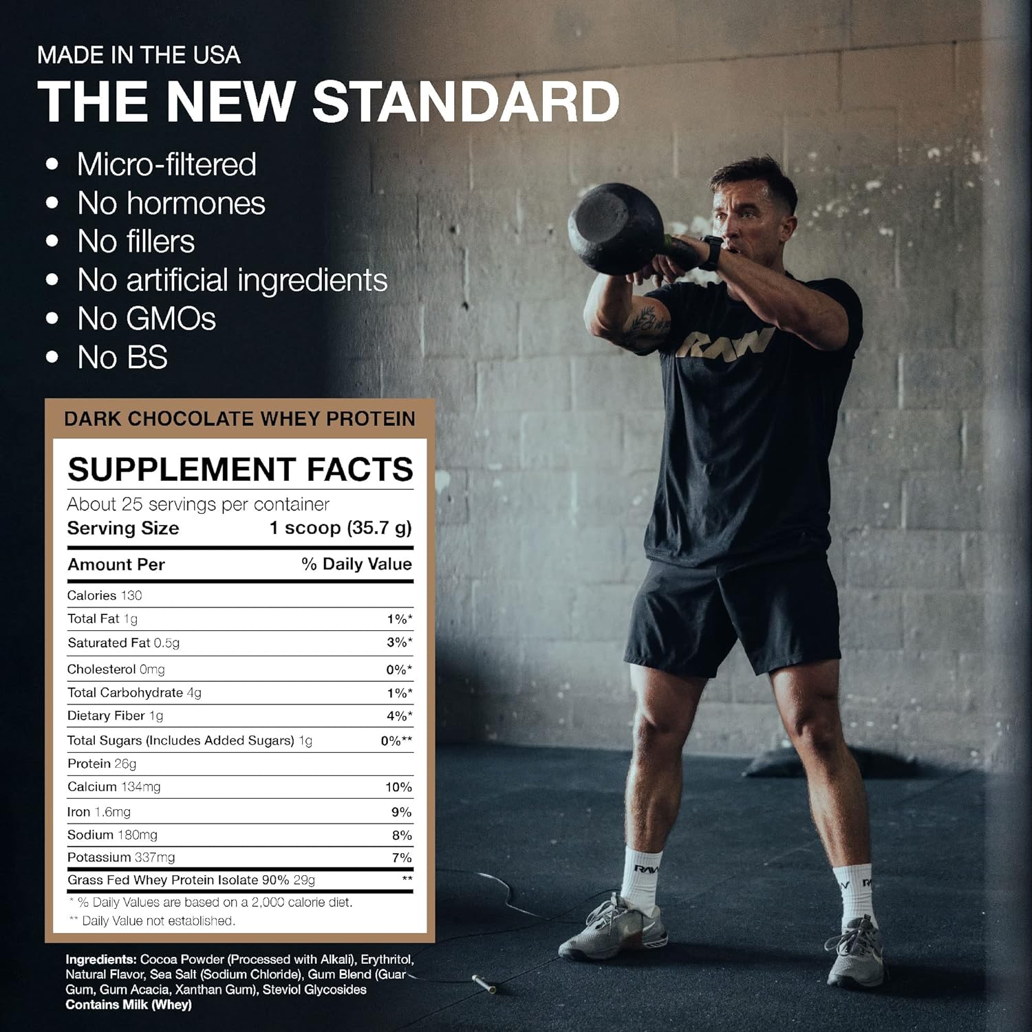 RAW Nutrition Grass-Fed Whey Isolate Protein-N101 Nutrition