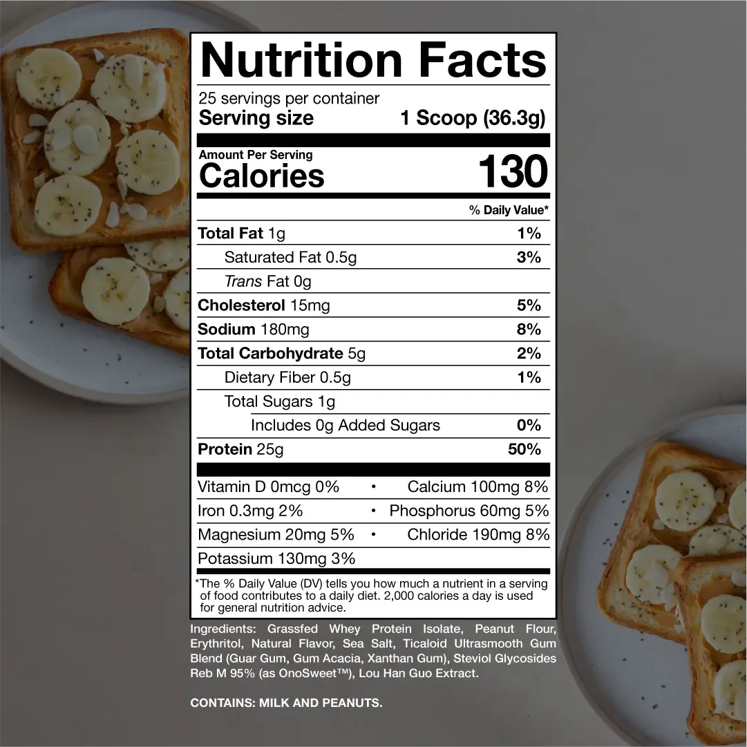 RAW Nutrition Grass-Fed Whey Isolate Protein-N101 Nutrition