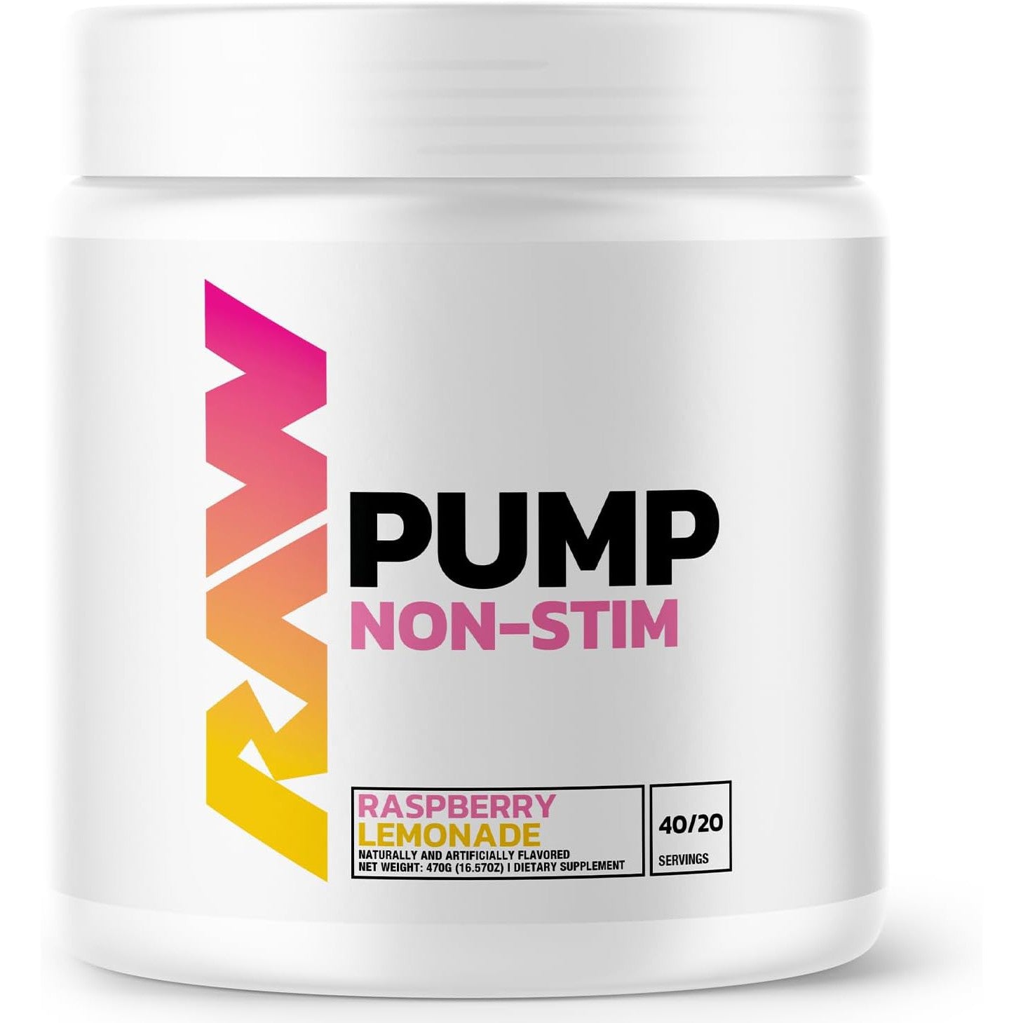 RAW Nutrition Pump Non-Stim-N101 Nutrition