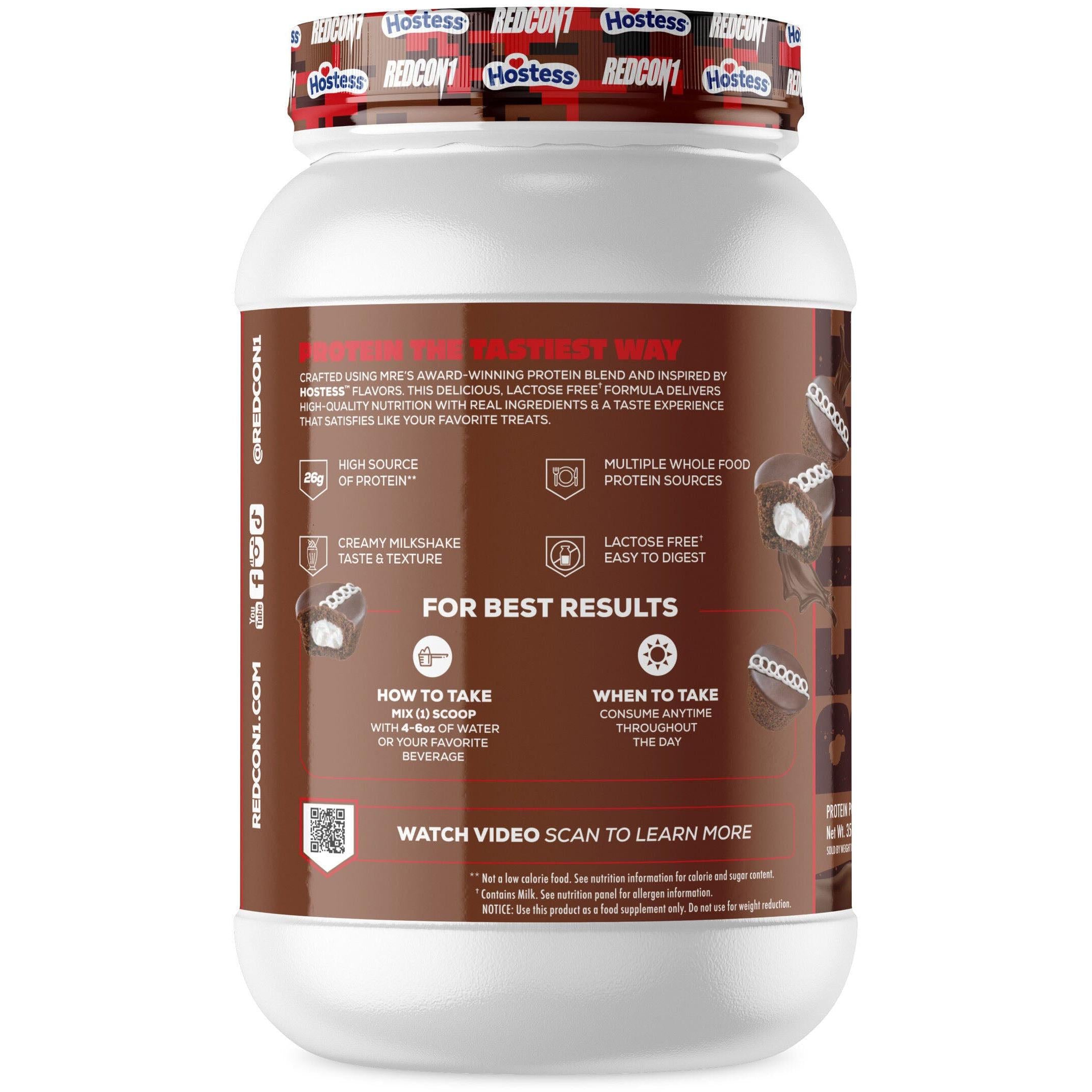 REDCON1 Hostess™ MRE Lite Whole Food Protein-N101 Nutrition