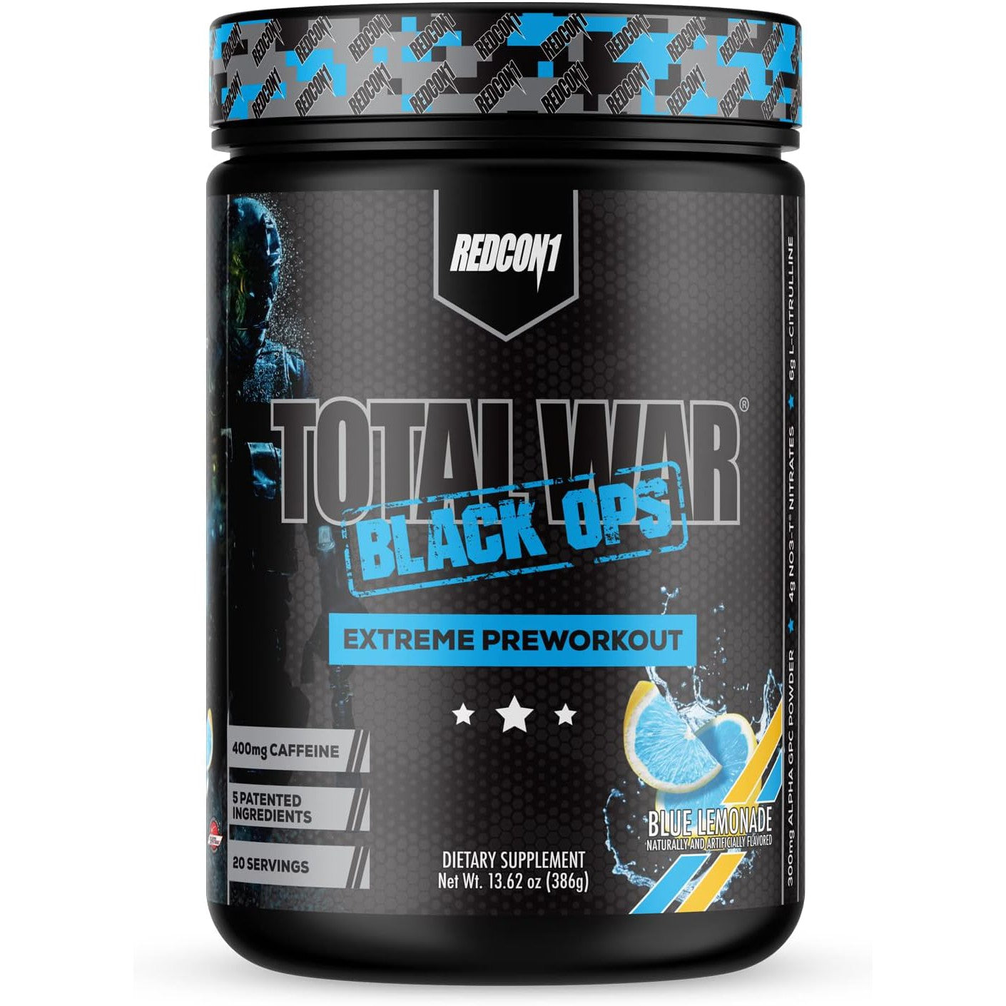 REDCON1 Total War BLACK OPS Extreme Preworkout-N101 Nutrition
