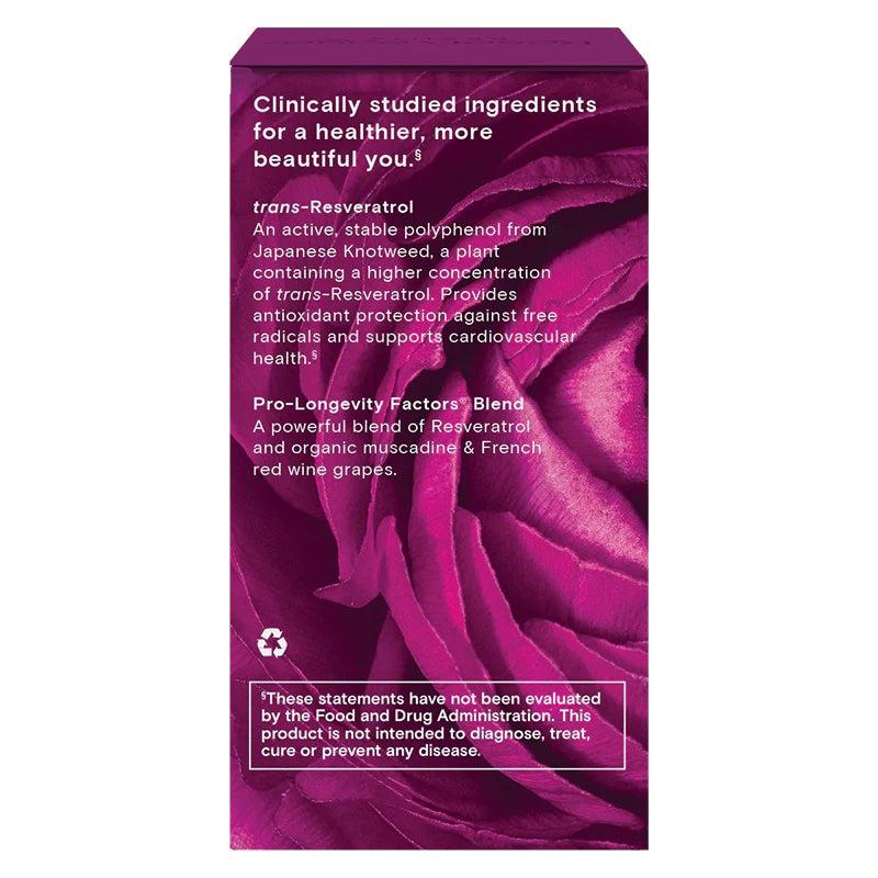 Reserveage Beauty Resveratrol 250 mg-N101 Nutrition