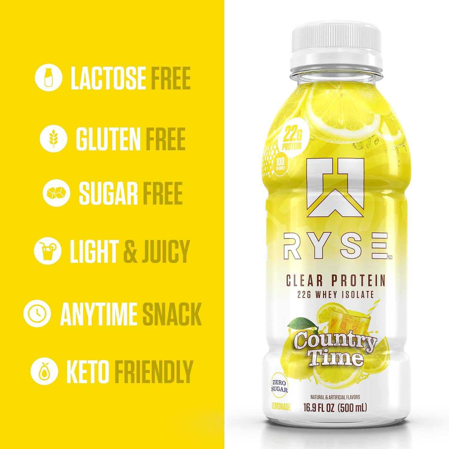 RYSE Clear Whey Protein RTD-N101 Nutrition
