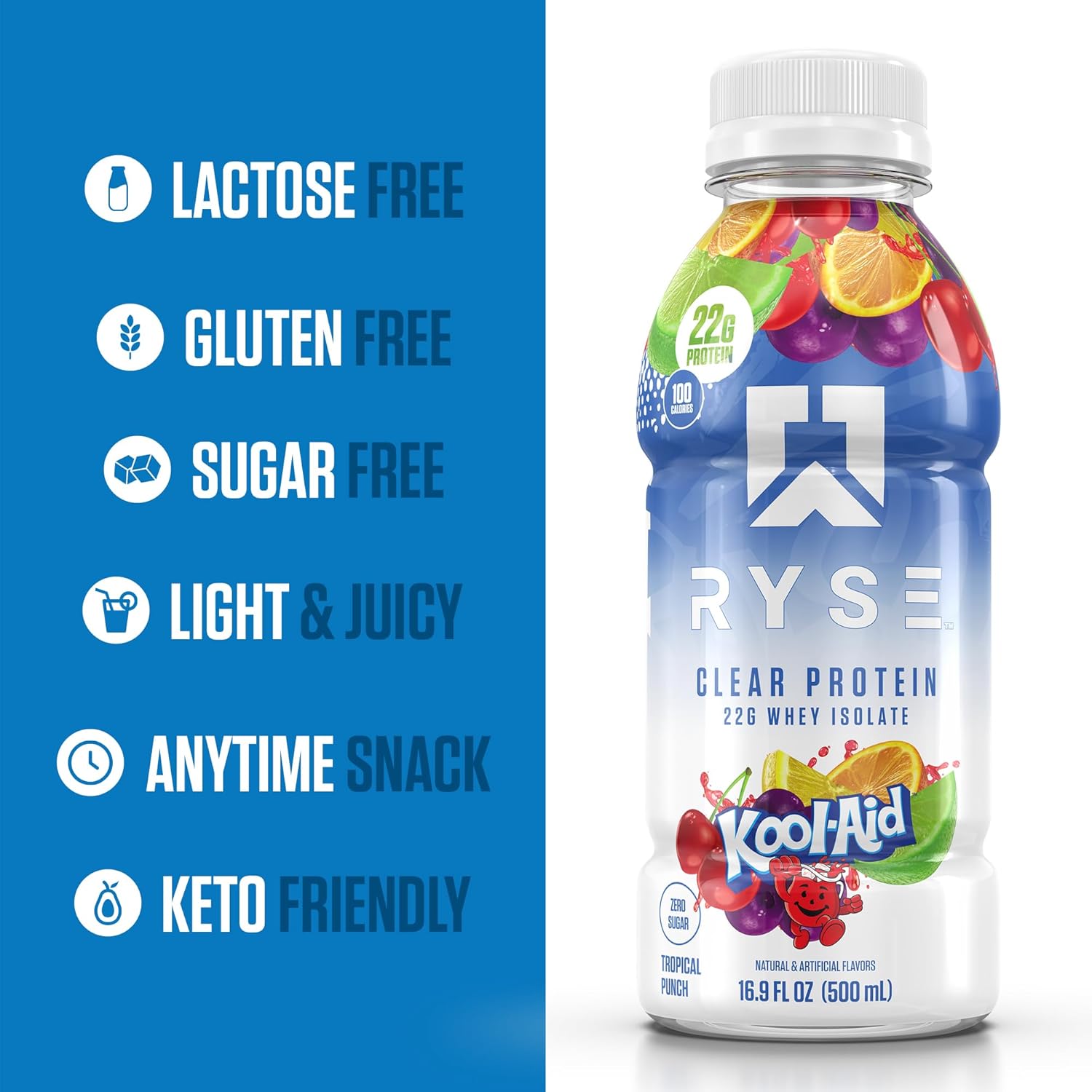 RYSE Clear Whey Protein RTD-N101 Nutrition