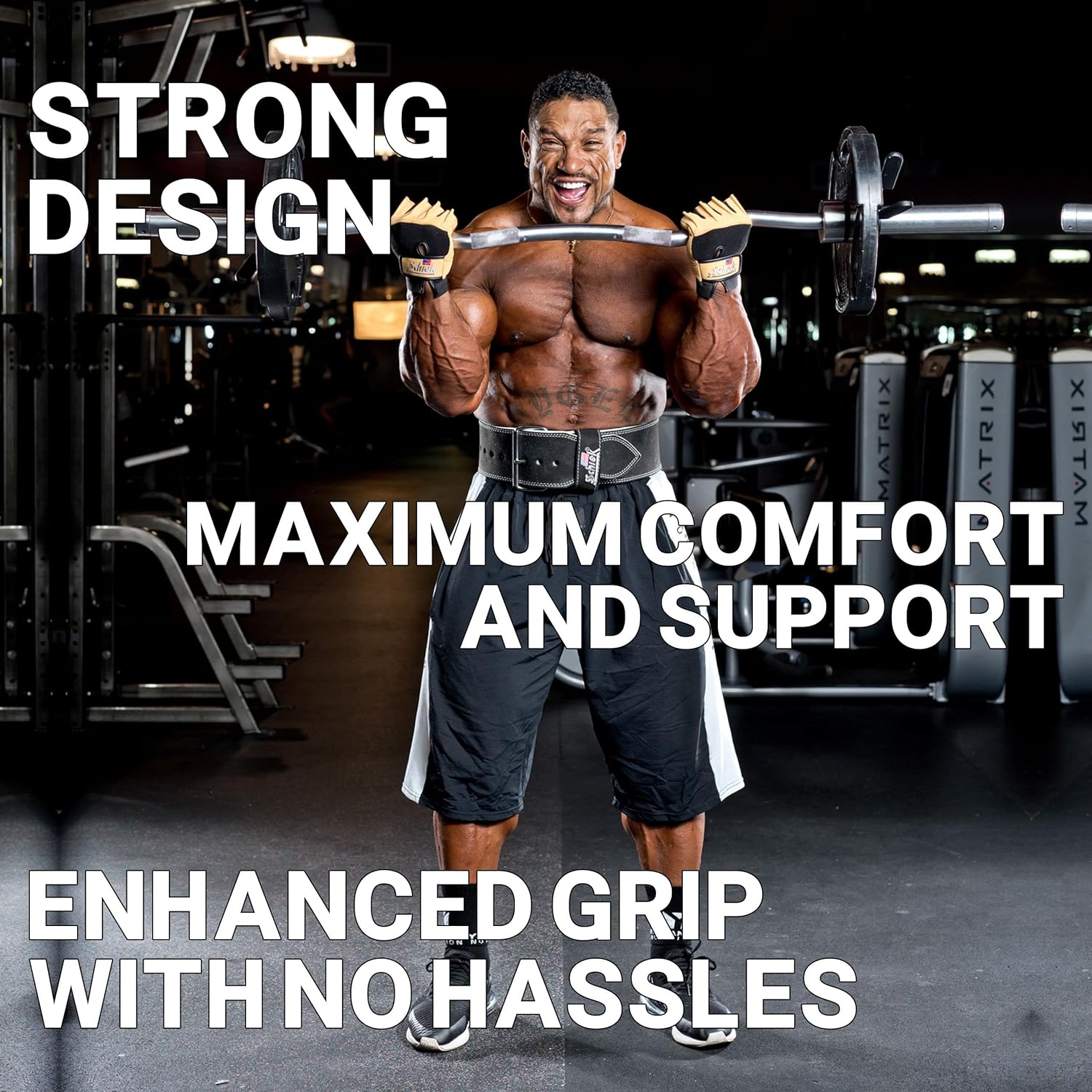 Schiek Sports Model 415 Power Series Lifting Gloves-N101 Nutrition