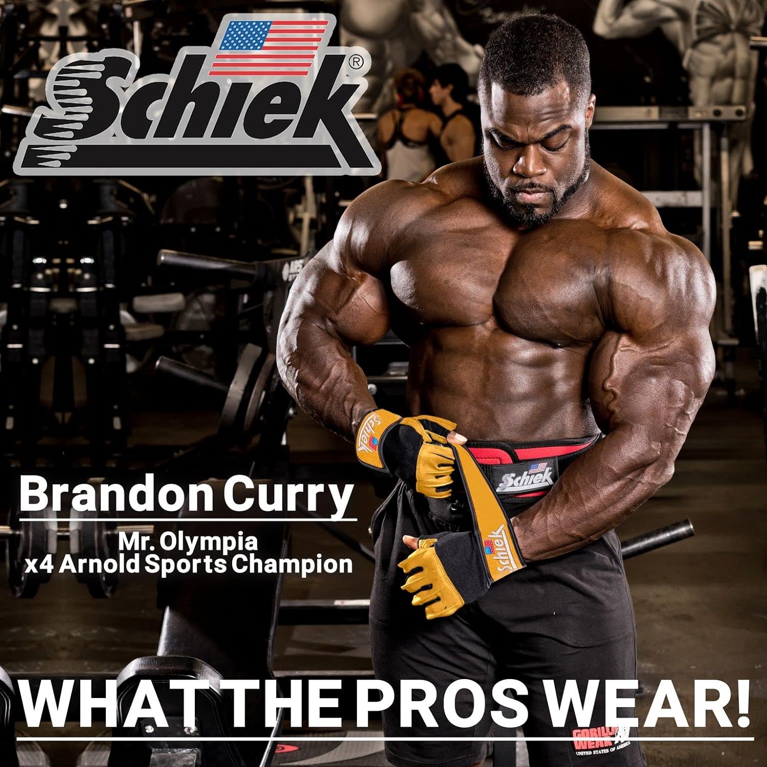 Schiek Sports Model 415 Power Series Lifting Gloves-N101 Nutrition