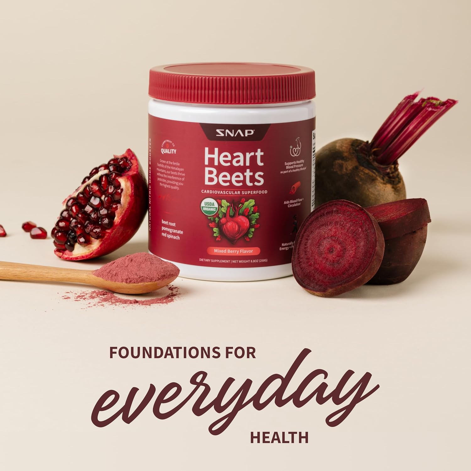SNAP Heart Beets-N101 Nutrition