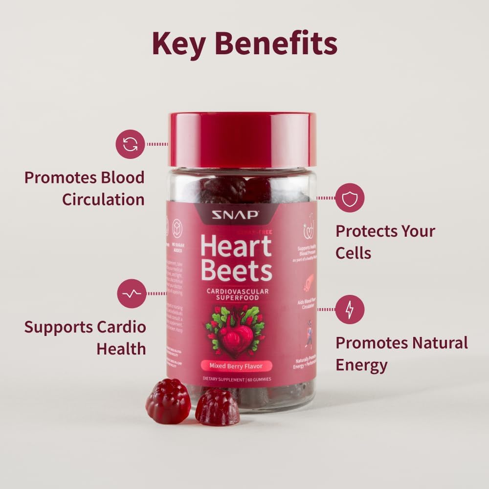SNAP Heart Beets Gummies-N101 Nutrition