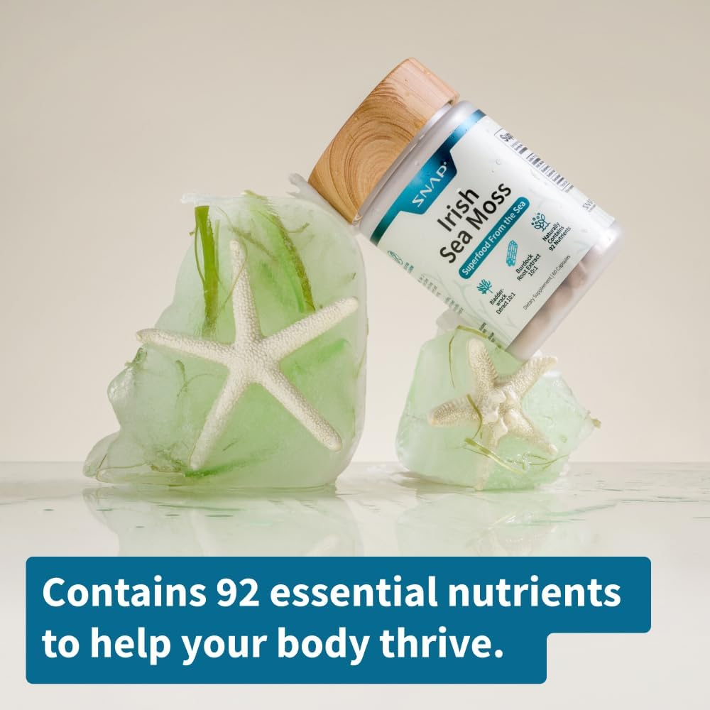 SNAP Irish Sea Moss-N101 Nutrition