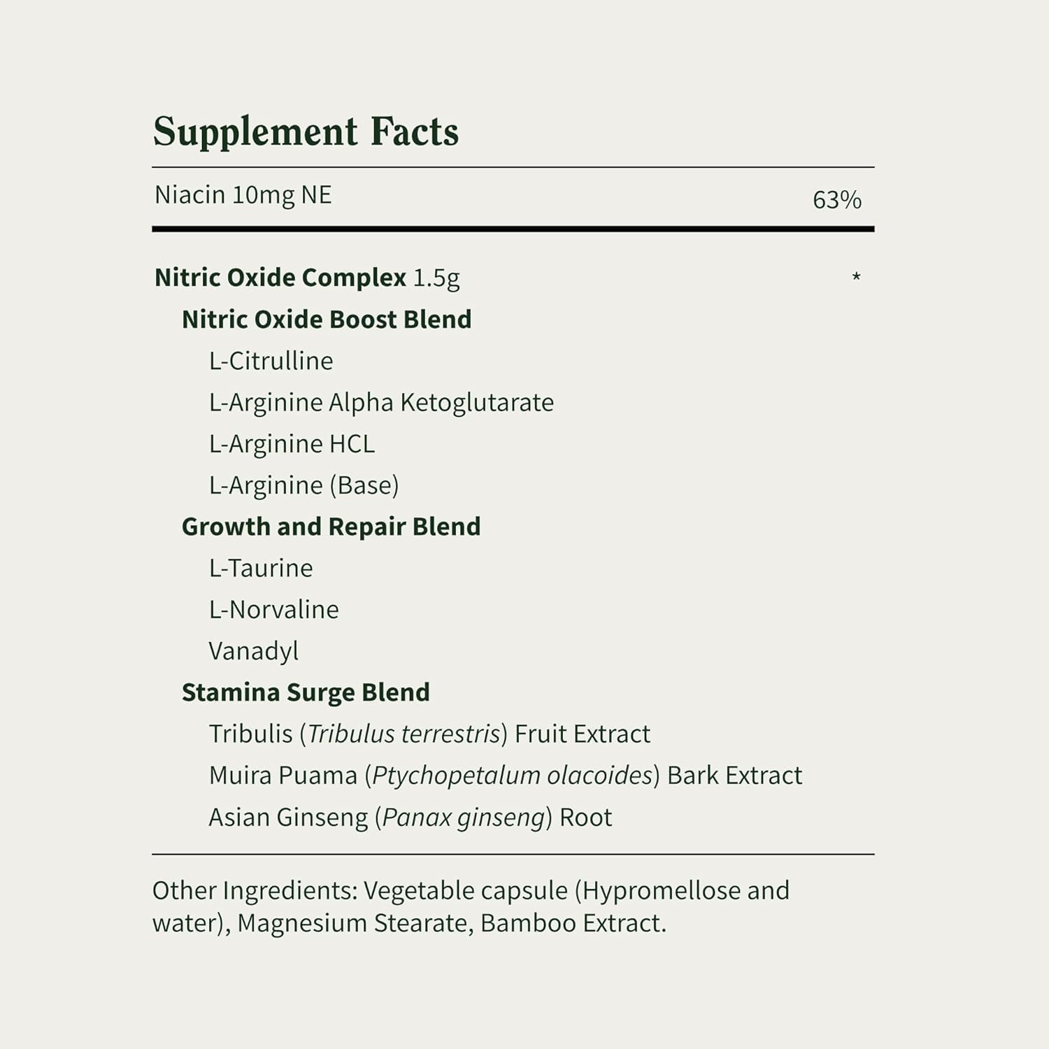 SNAP Nitric Oxide Booster-N101 Nutrition