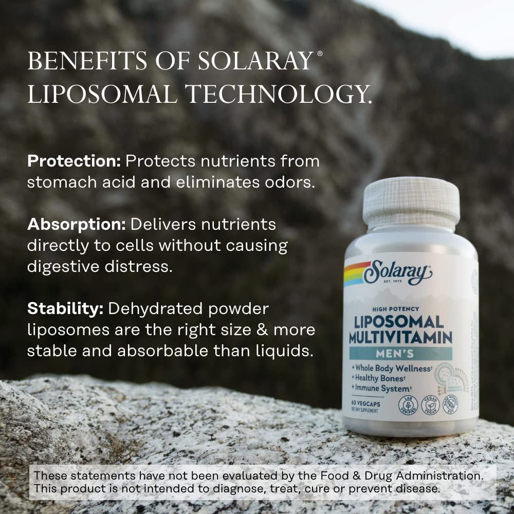 Solaray Liposomal Multivitamin for Men-N101 Nutrition