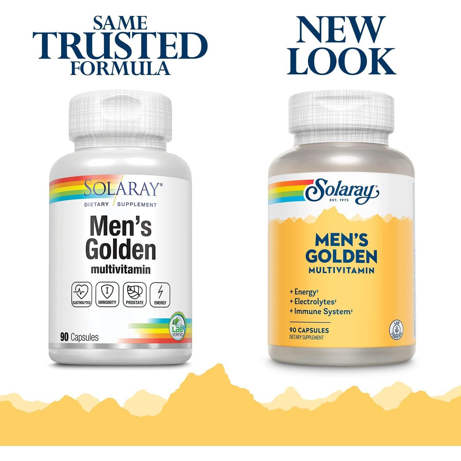 Solaray Men’s Golden Multivitamin-N101 Nutrition