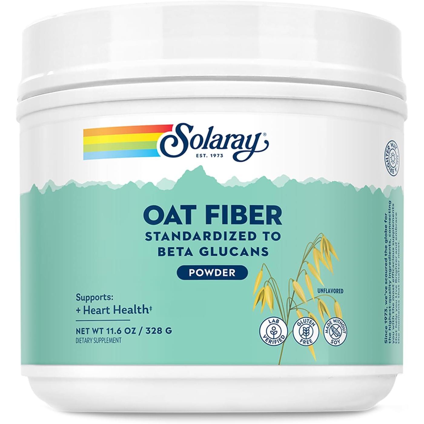 Solaray Oat Fiber-11.6 oz (328 g)-N101 Nutrition