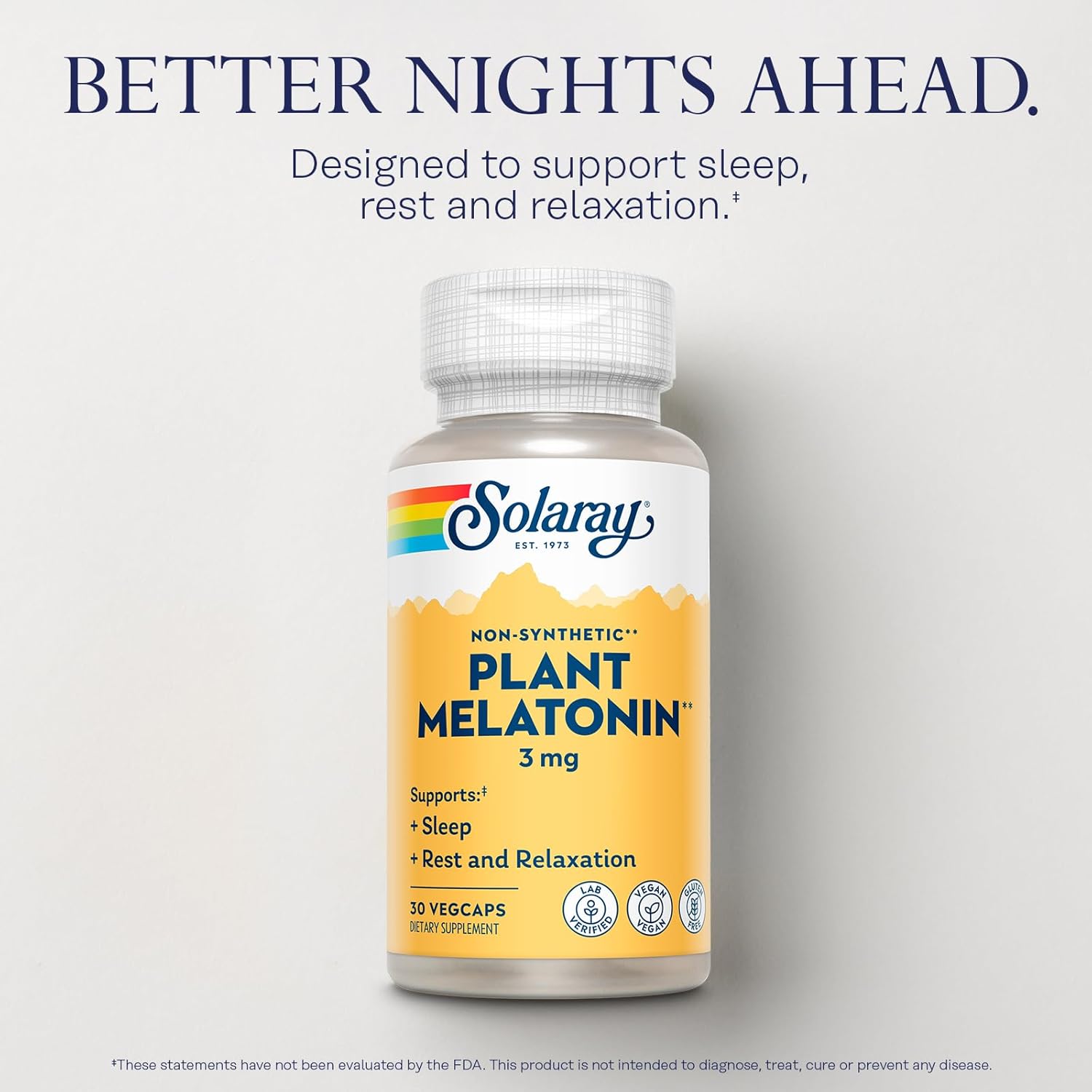 Solaray Plant Melatonin 3 mg-N101 Nutrition