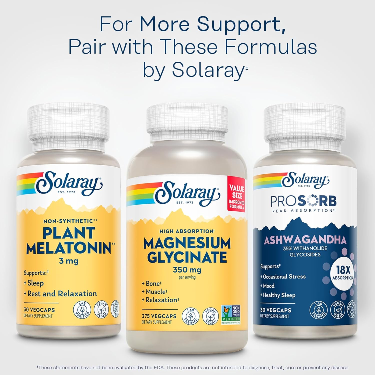 Solaray Plant Melatonin 3 mg-N101 Nutrition