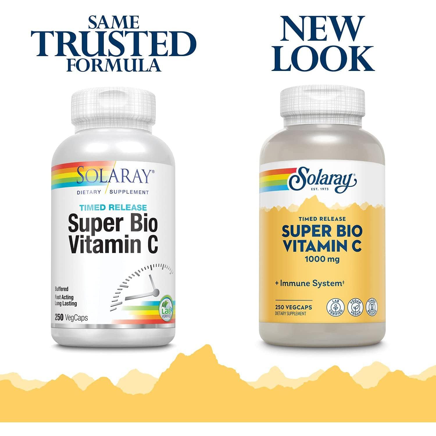 Solaray Super Bio Vitamin C 1000 mg (Timed Release)-N101 Nutrition