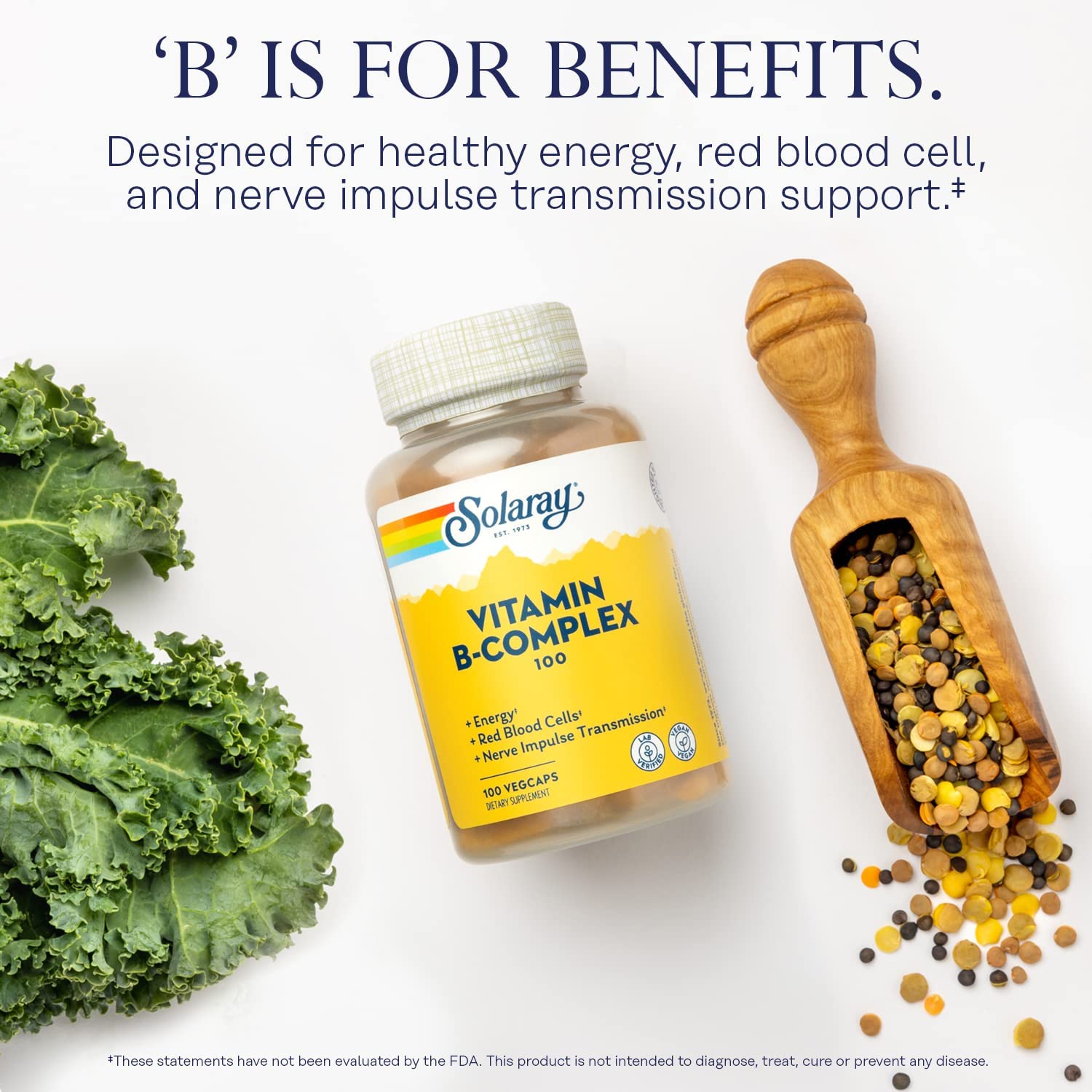 Solaray Vitamin B-Complex 100-N101 Nutrition