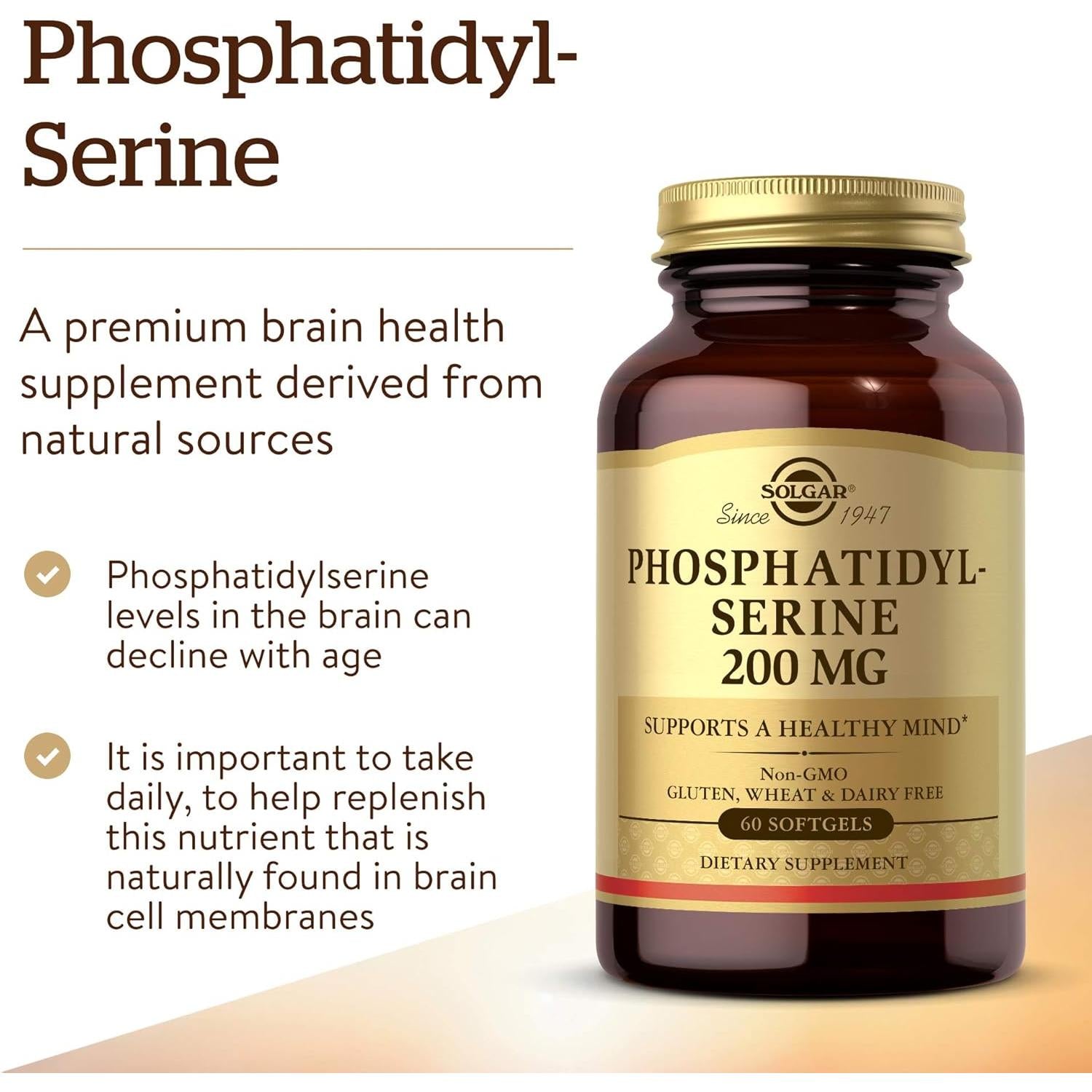 Solgar Phosphatidylserine 200 mg-N101 Nutrition