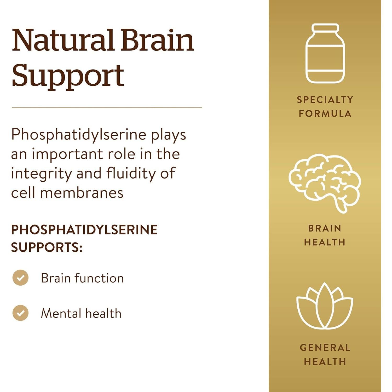 Solgar Phosphatidylserine 200 mg-N101 Nutrition