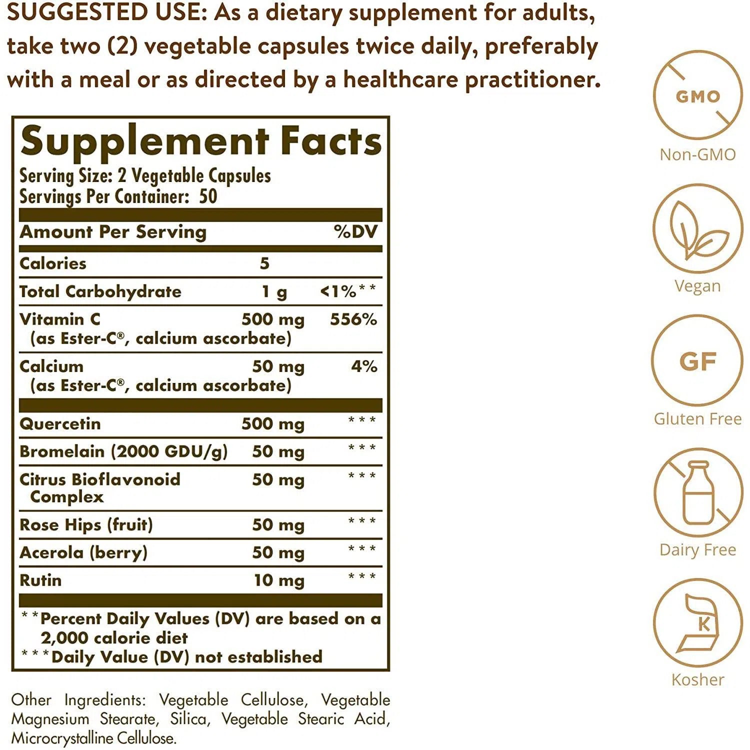Solgar Quercetin Complex-N101 Nutrition