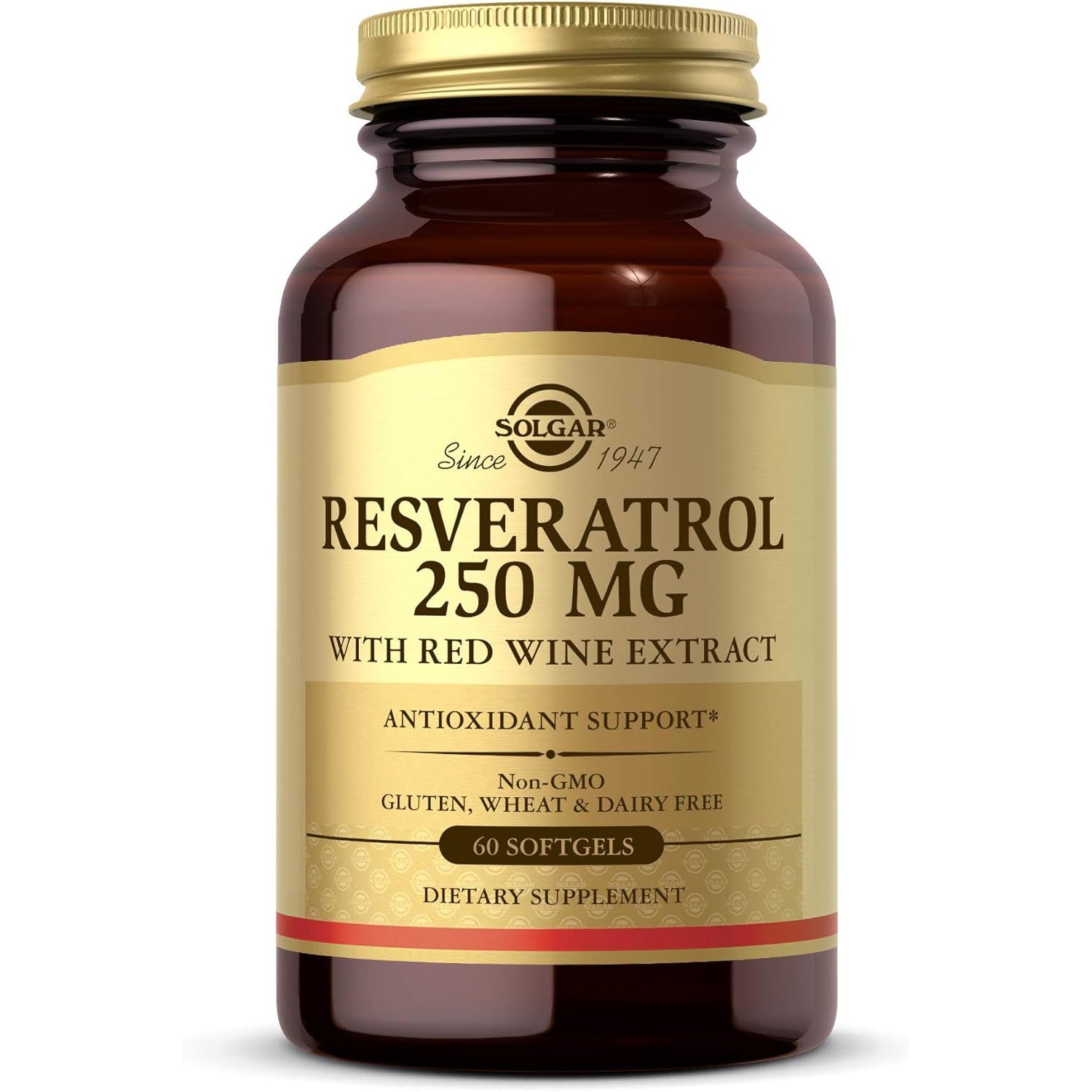 Solgar Resveratrol 250 mg with Red Wine Extract-N101 Nutrition
