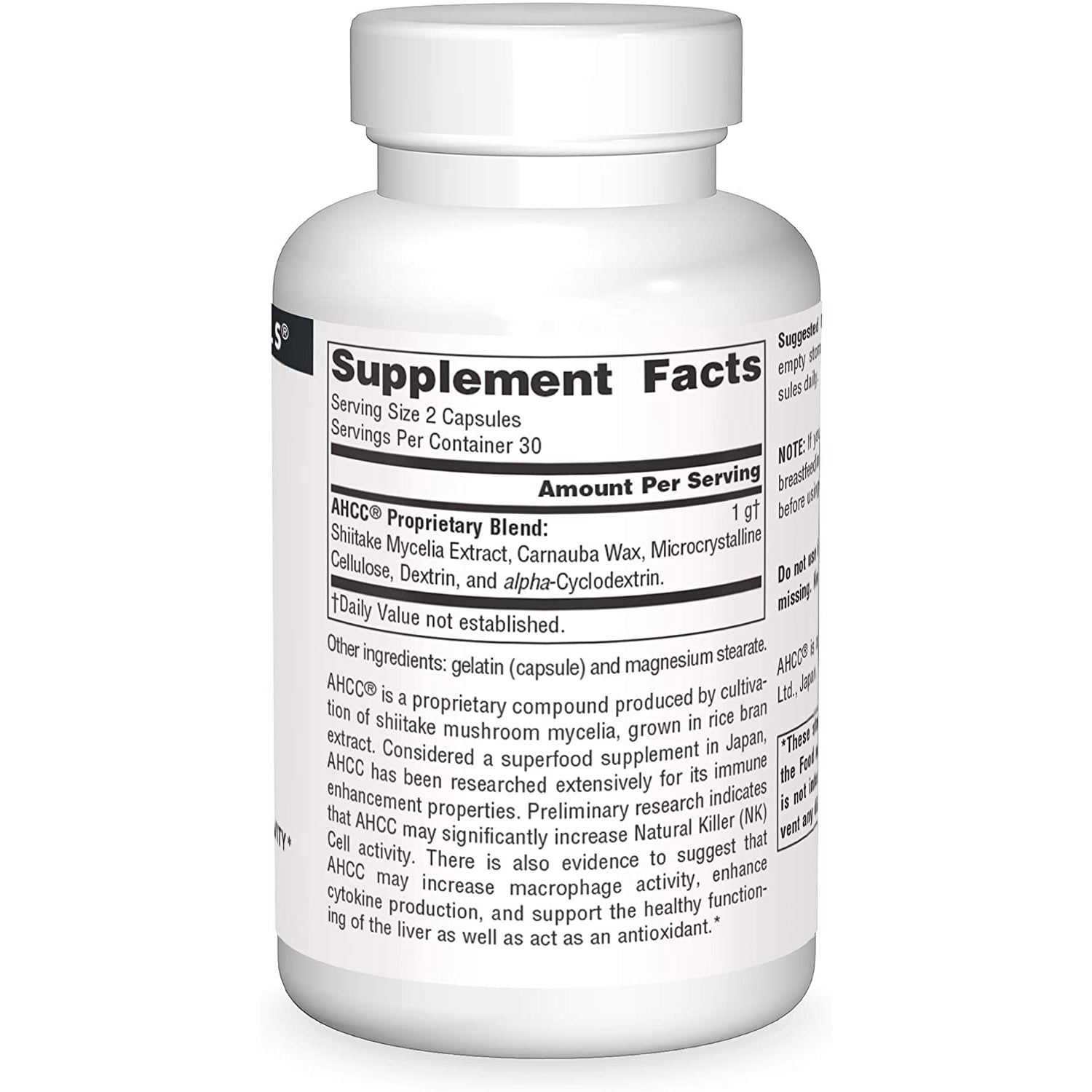 Source Naturals AHCC 500 mg-N101 Nutrition