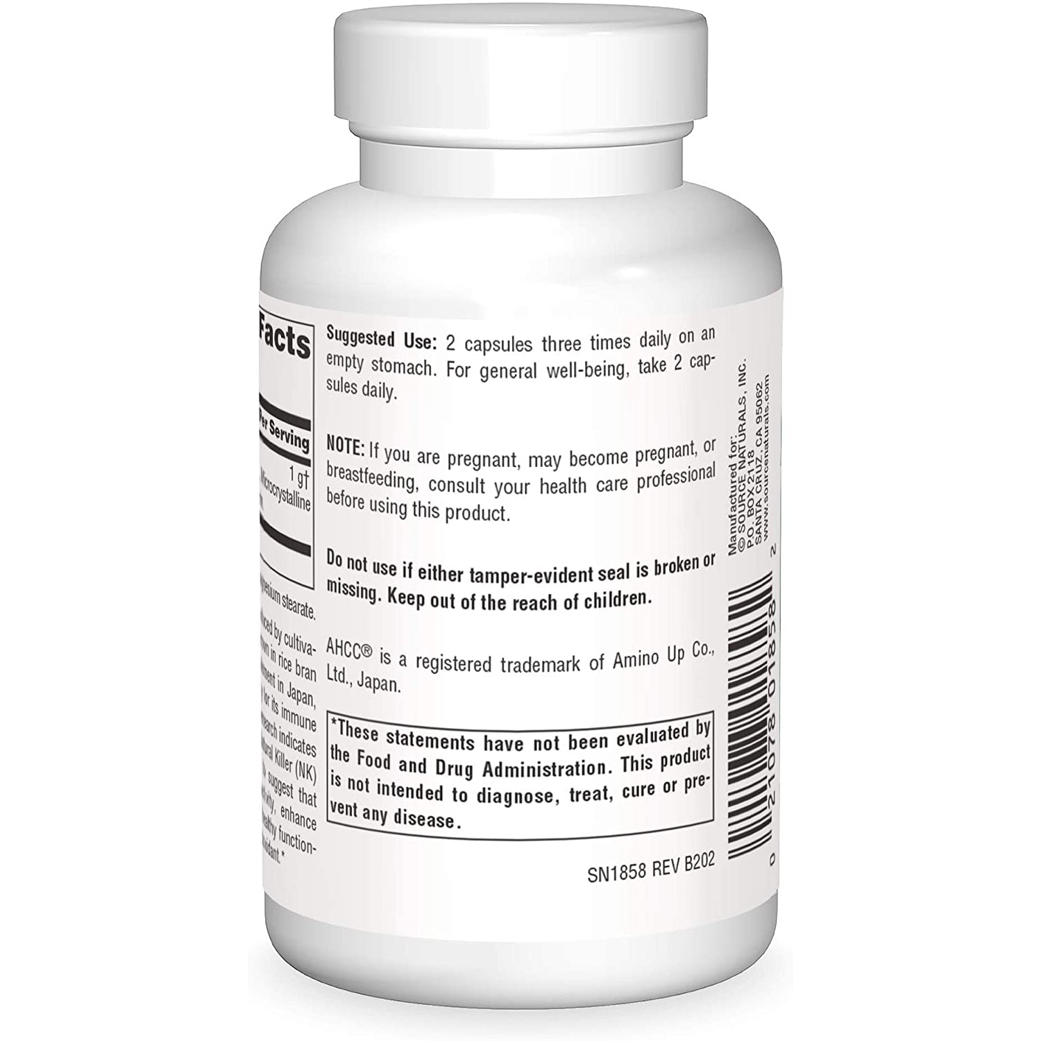 Source Naturals AHCC 500 mg-N101 Nutrition