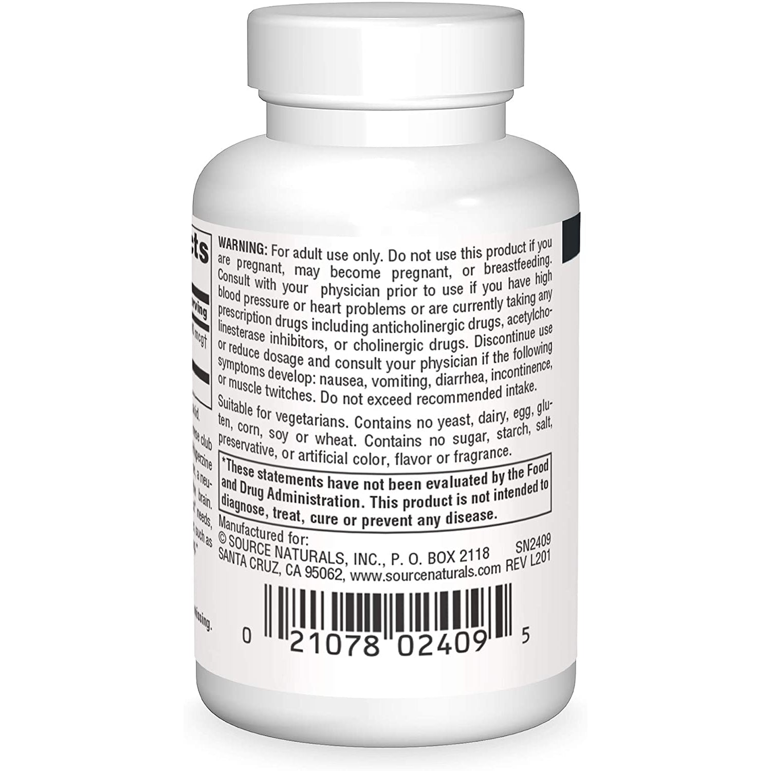 Source Naturals Huperzine A 200 mg-N101 Nutrition