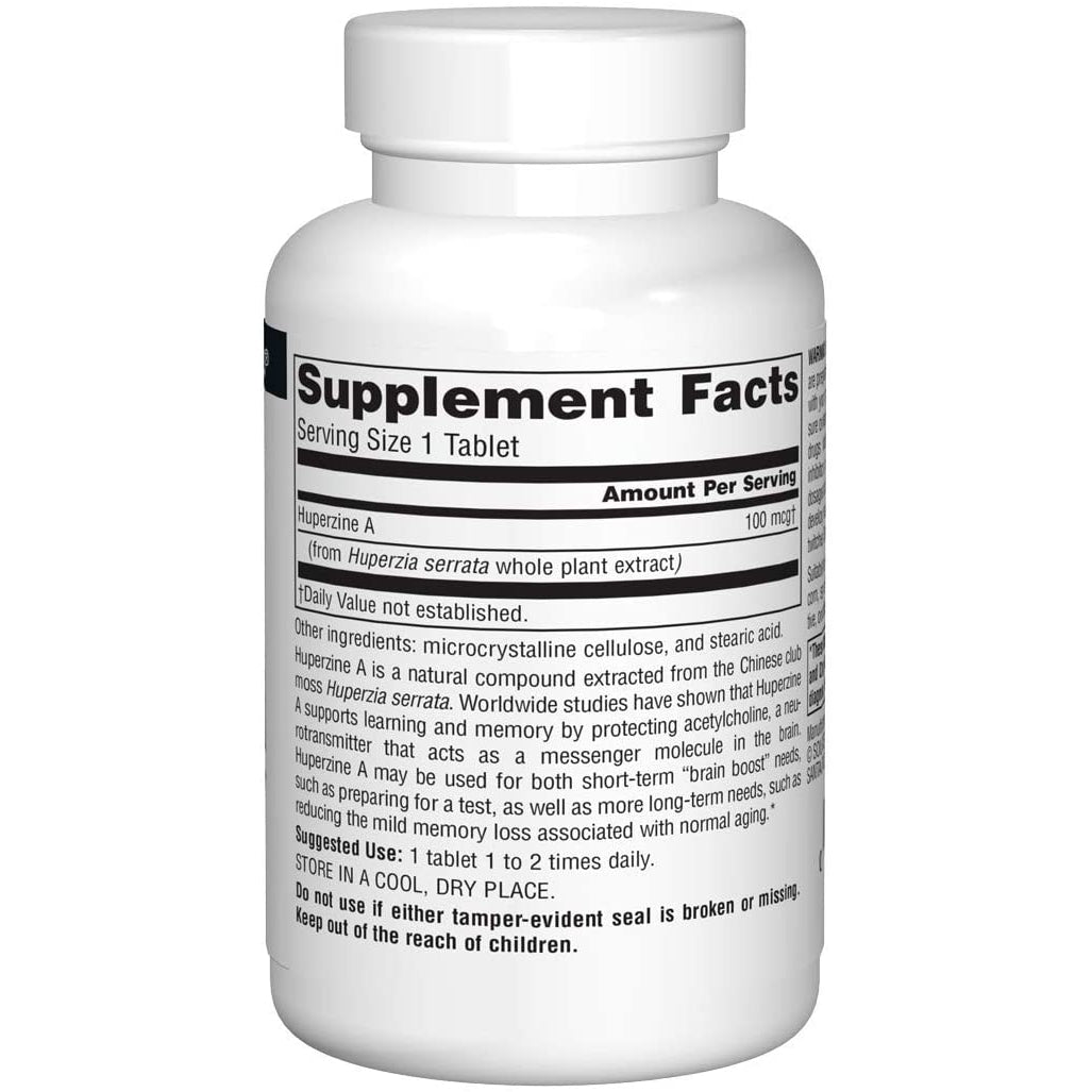 Source Naturals Huperzine A 200 mg-N101 Nutrition