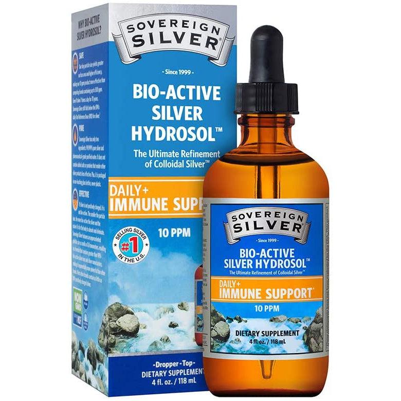 Sovereign Silver Hydrosol 10 PPM (Dropper-Top)-4 fl oz (119 mL)-N101 Nutrition