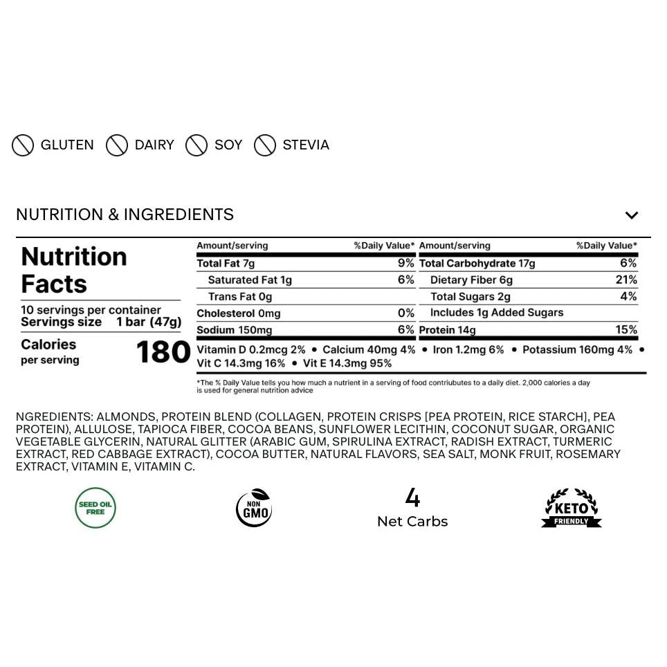 Stars + Honey Collagen Protein Bar-N101 Nutrition