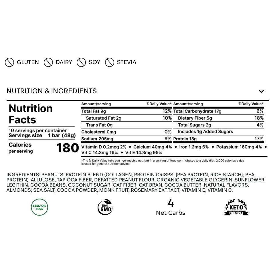 Stars + Honey Collagen Protein Bar-N101 Nutrition