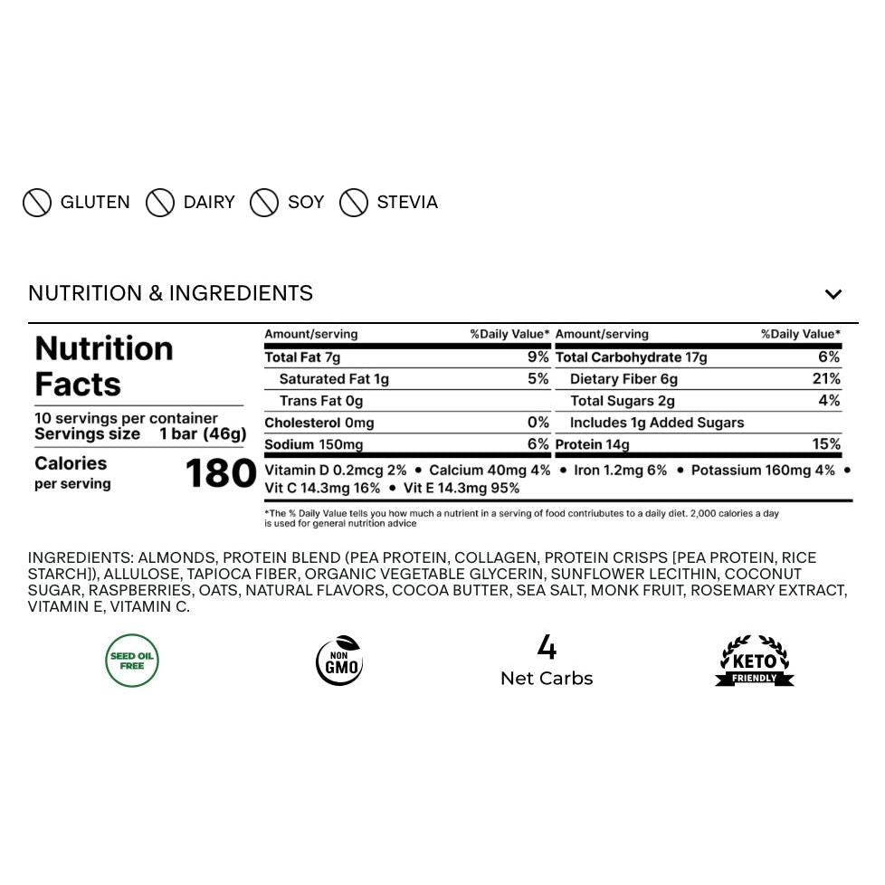 Stars + Honey Collagen Protein Bar-N101 Nutrition