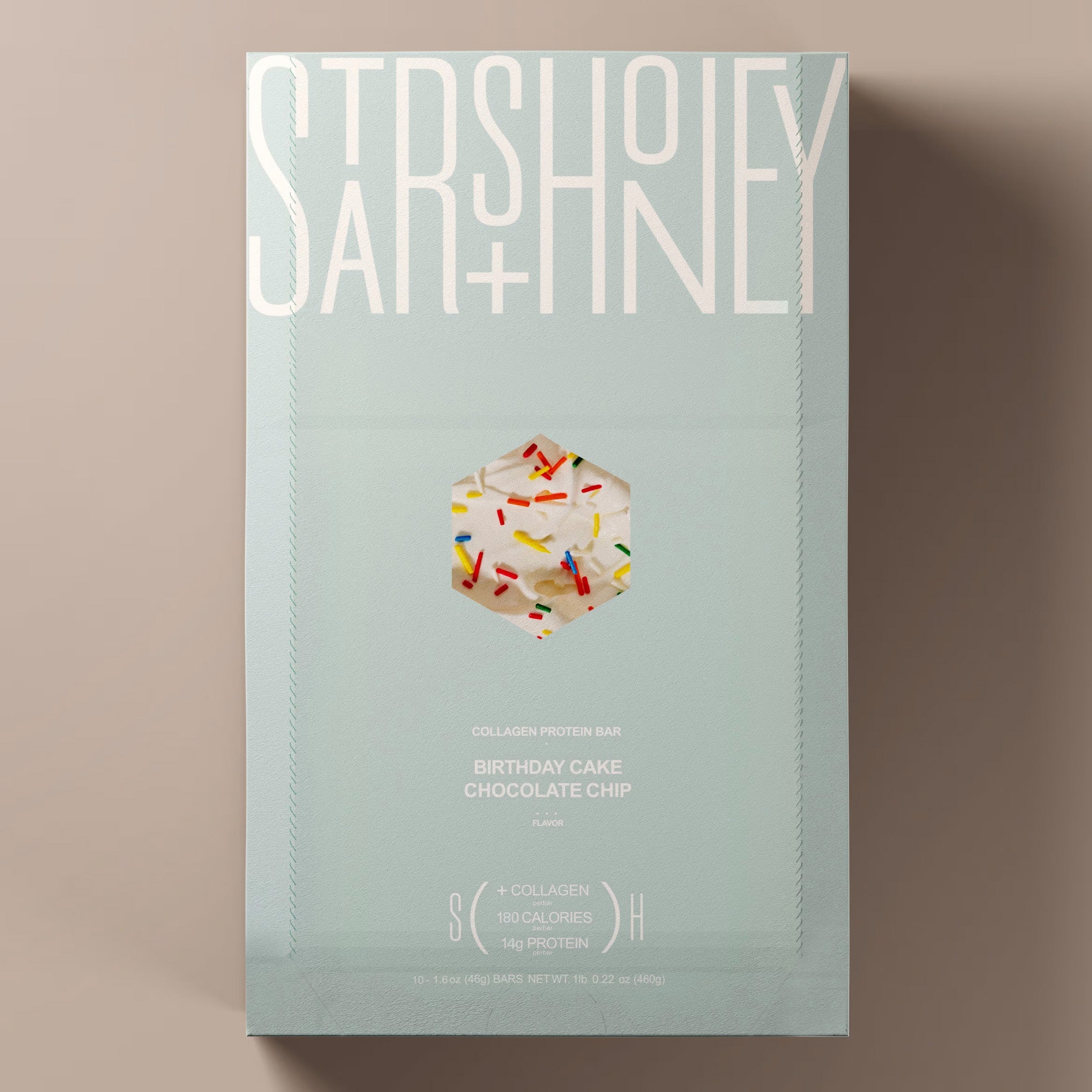 Stars + Honey Collagen Protein Bar-Box (10 bars)-Birthday Cake Chocolate Chip-N101 Nutrition