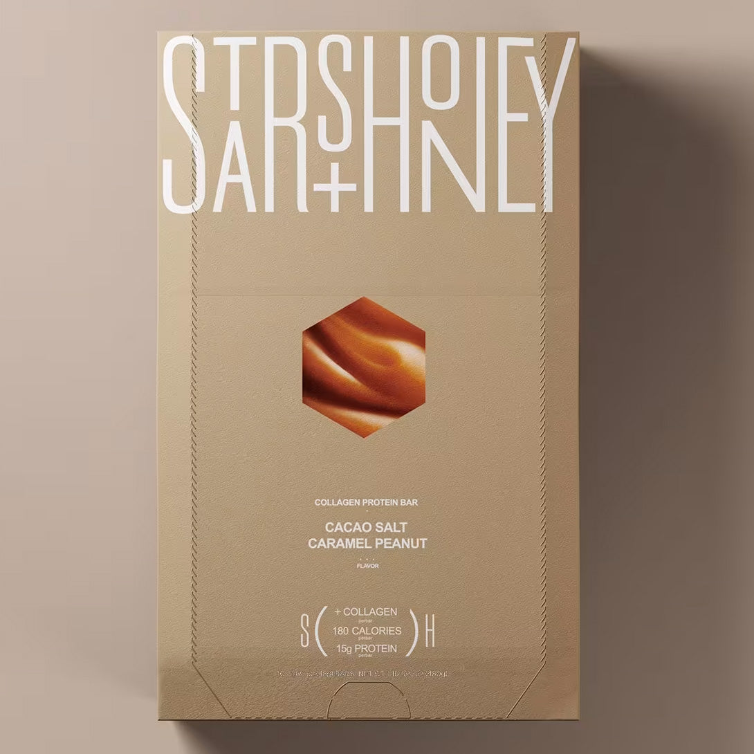 Stars + Honey Collagen Protein Bar-Box (10 bars)-Cacao Salt Caramel Peanut-N101 Nutrition